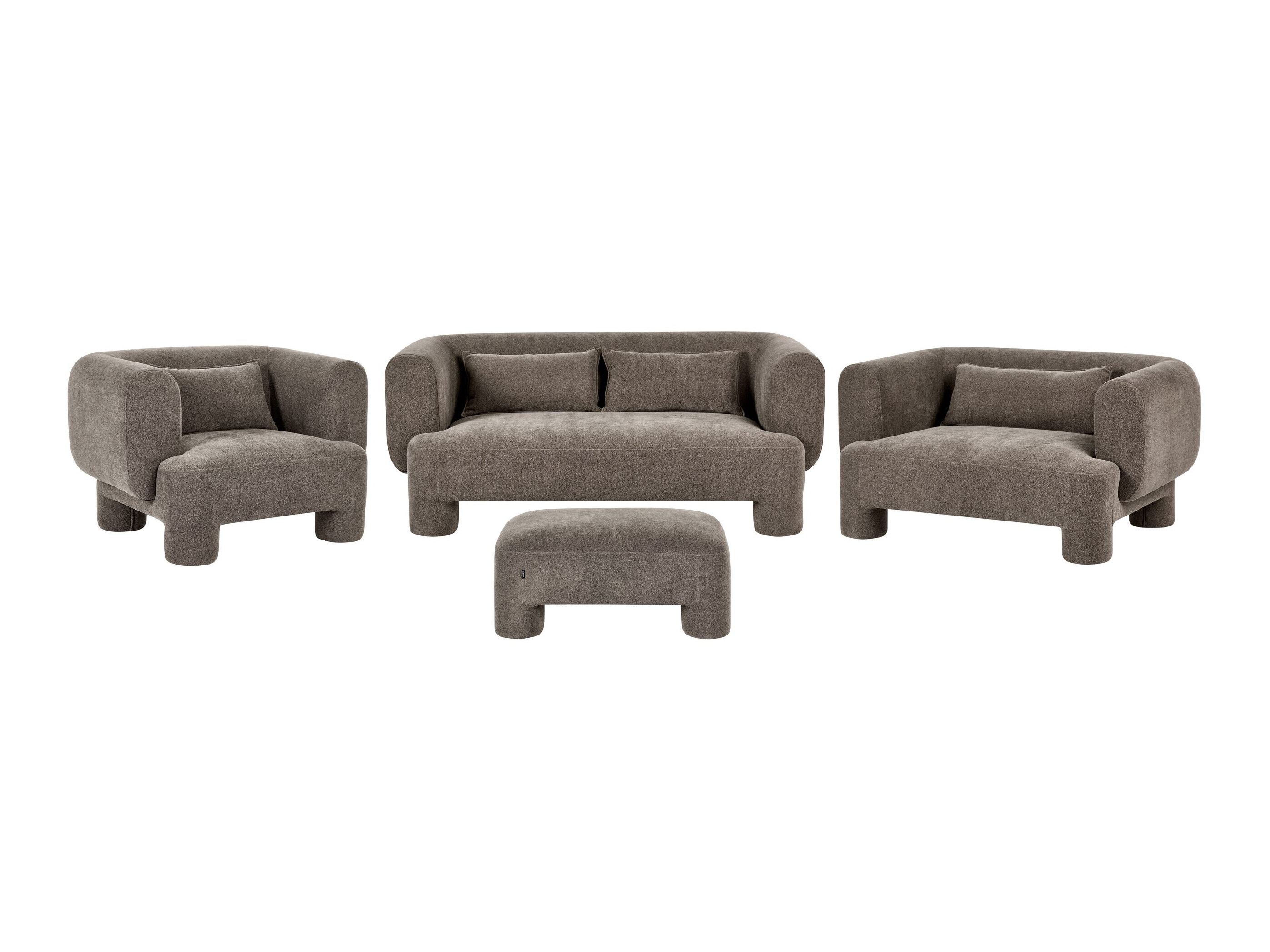 Minkštų baldų komplektas Cavsali 105 (Ruda)