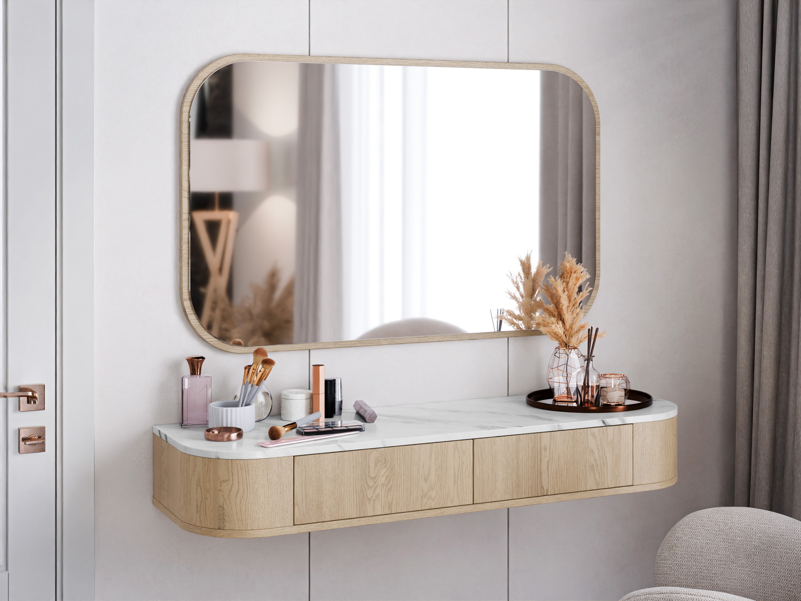 Makiažo staliukas Comfivo Livtena 107