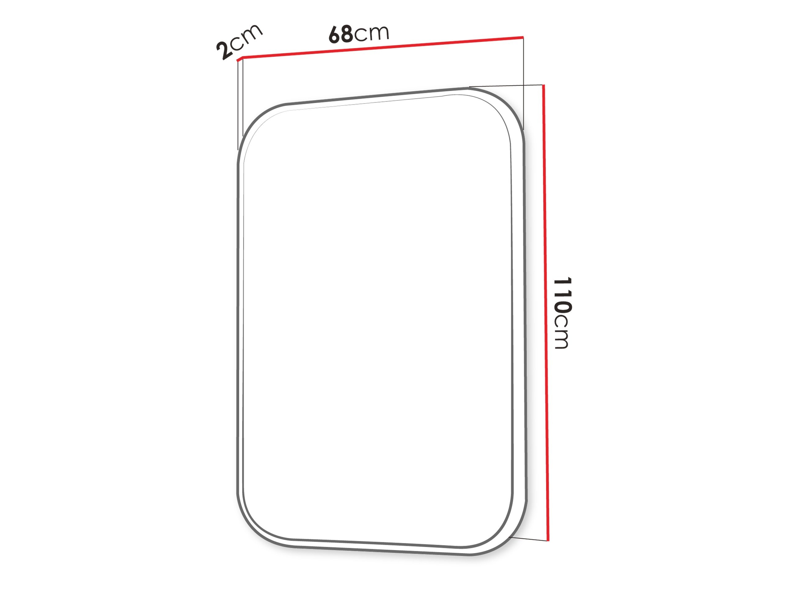 Veidrodis Comfivo Mirsoni 106