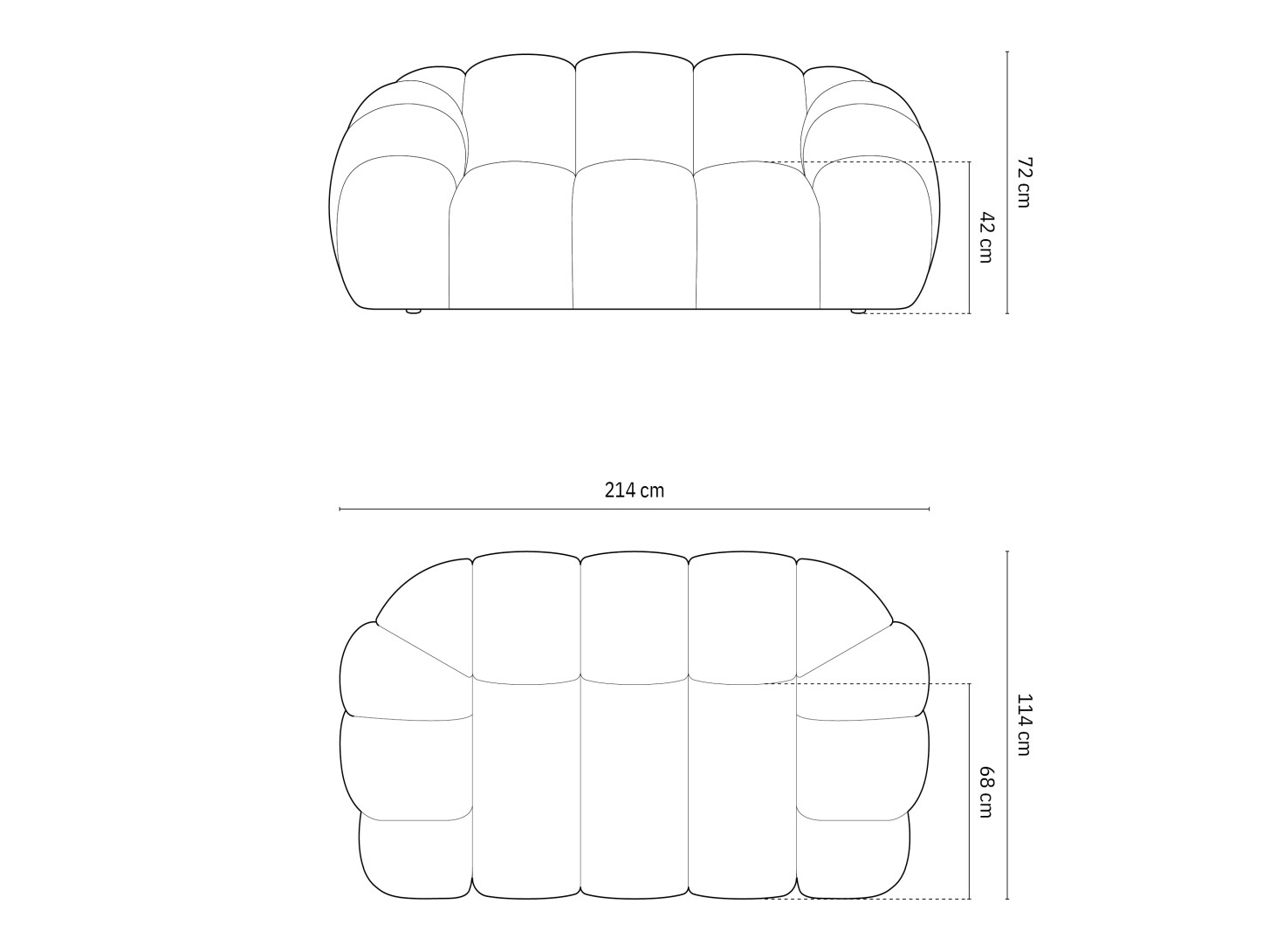 Sofa Cirnolu 100 (Salvador 08)