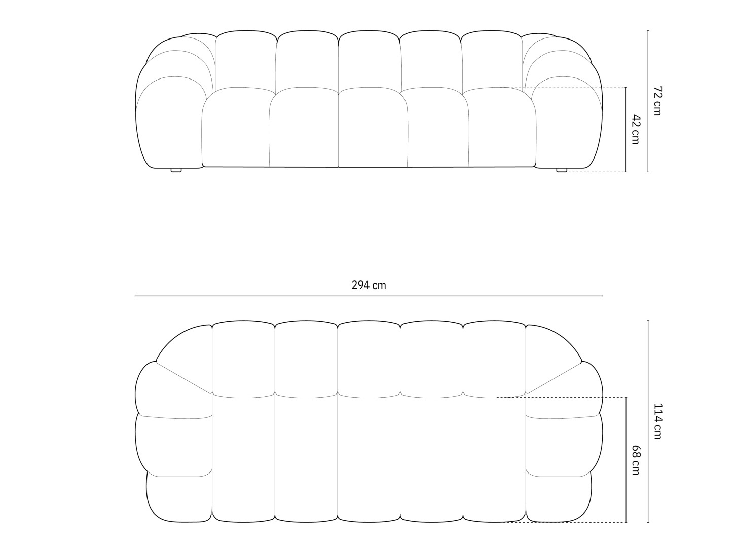Sofa Cirnolu 102 (Bubble 10)