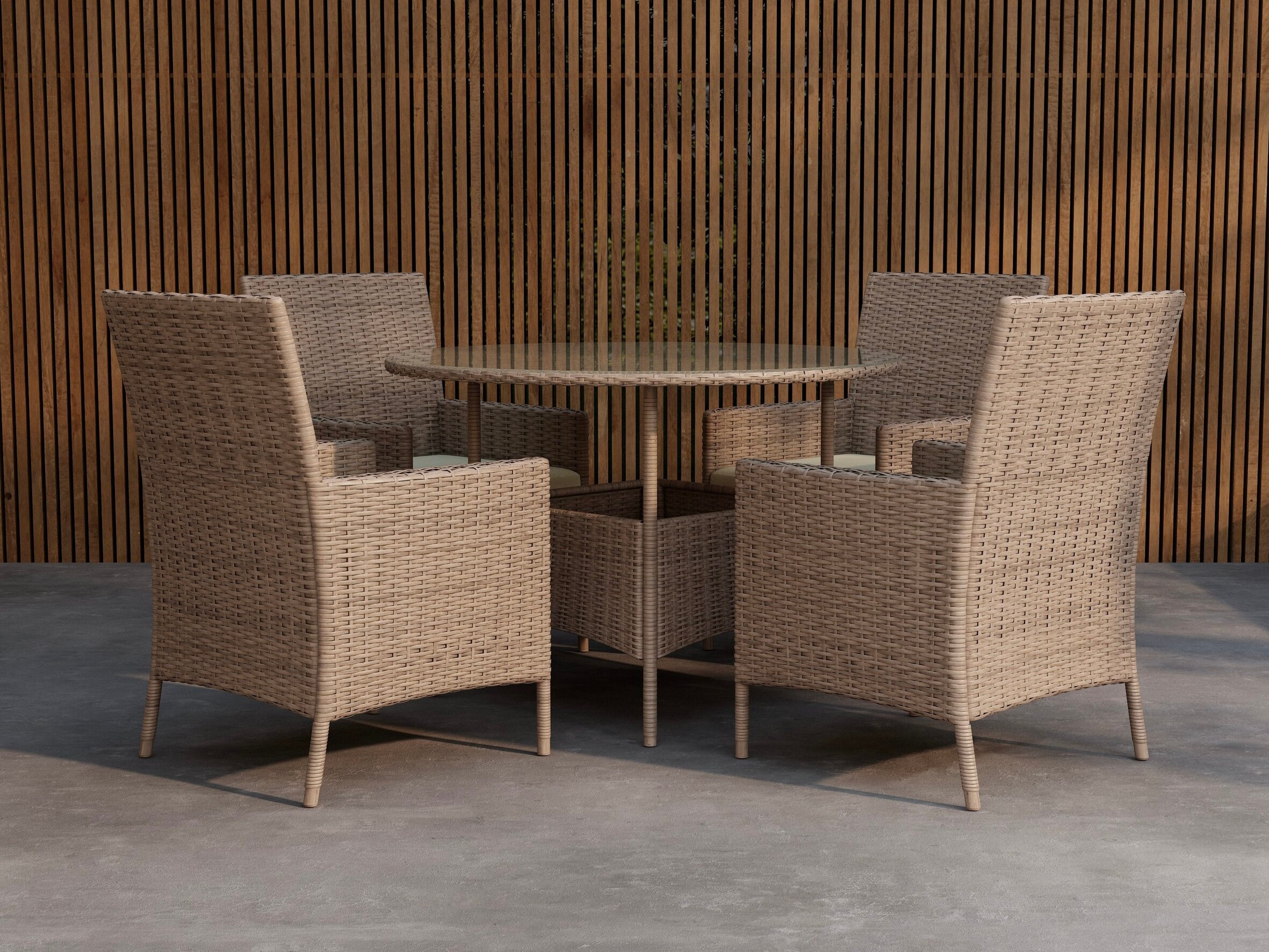 Stalo ir kėdžių komplektas Dallas 5242