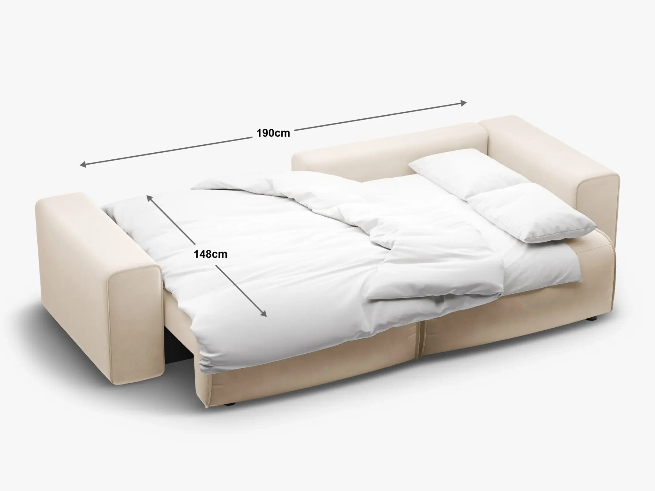 Minkštas kampas Beckley 352 (Paris Beige)