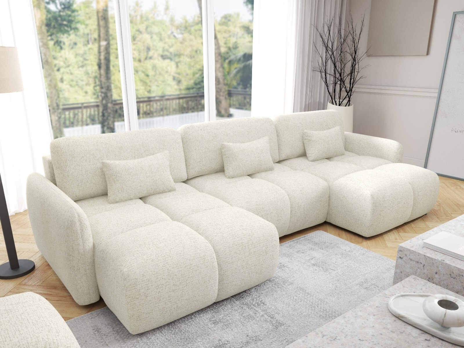 Minkštas kampas Franklin 220 (Bella 5)