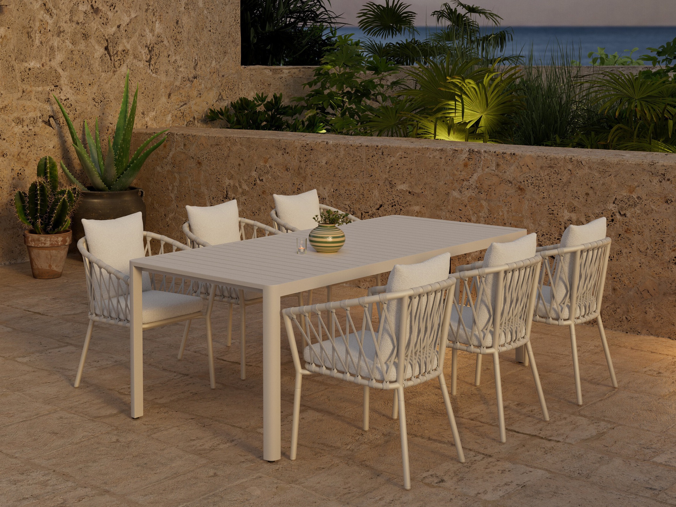 Stalo ir kėdžių komplektas Dallas 5248