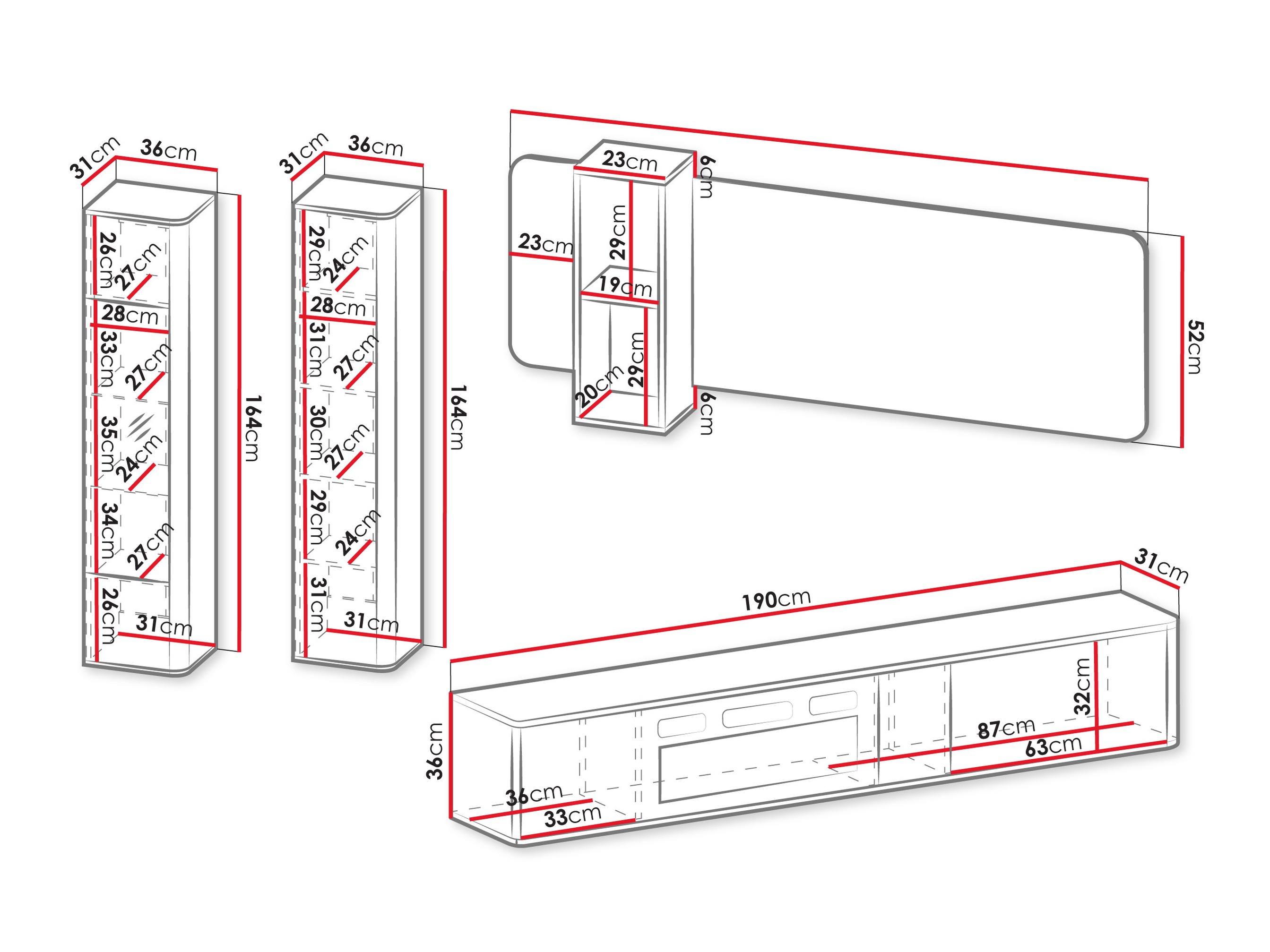 Svetainės komplektas Dormele 112