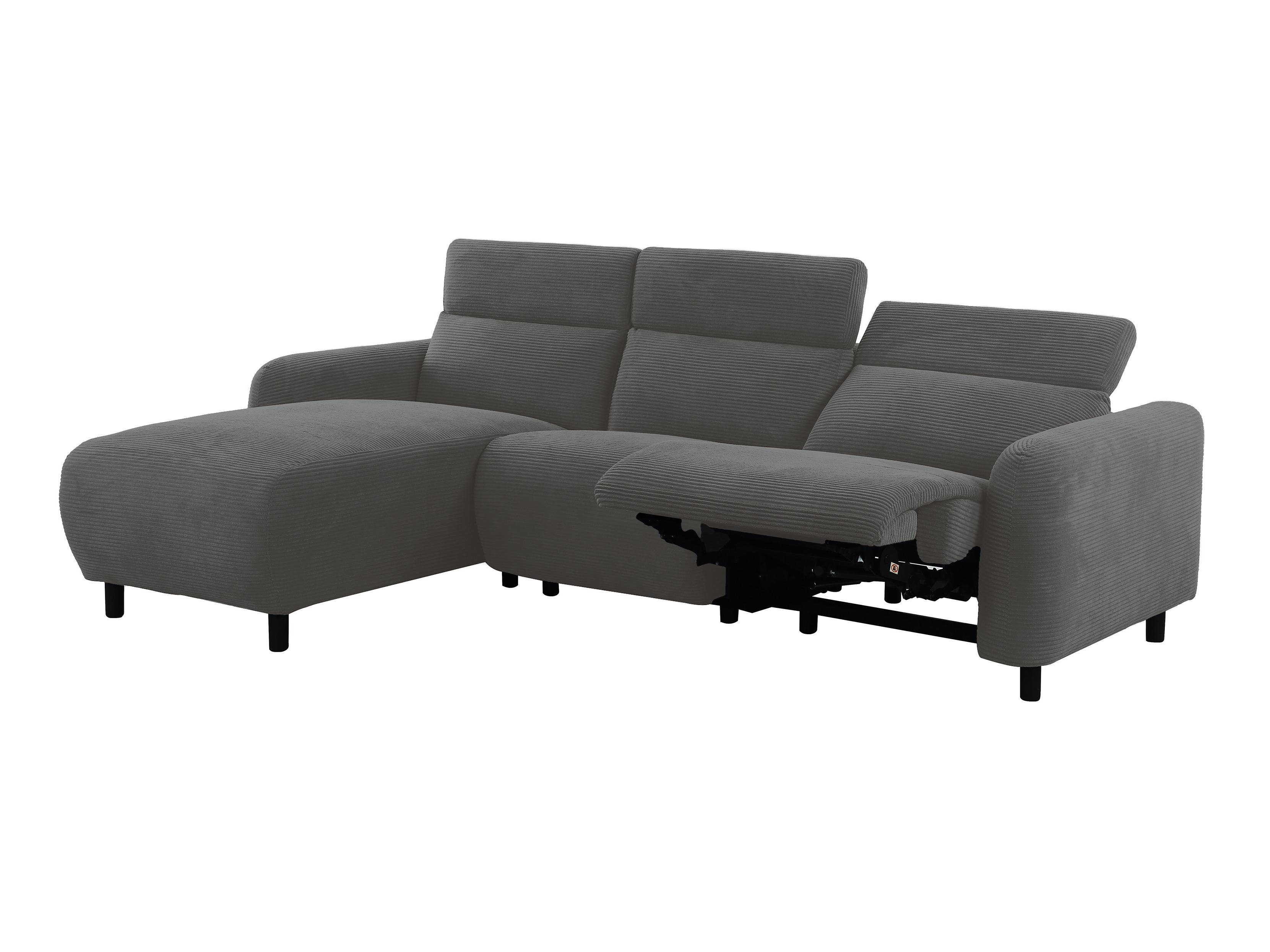 Minkštas kampas reglaineris Denton 1510 (Tamsi pilka)