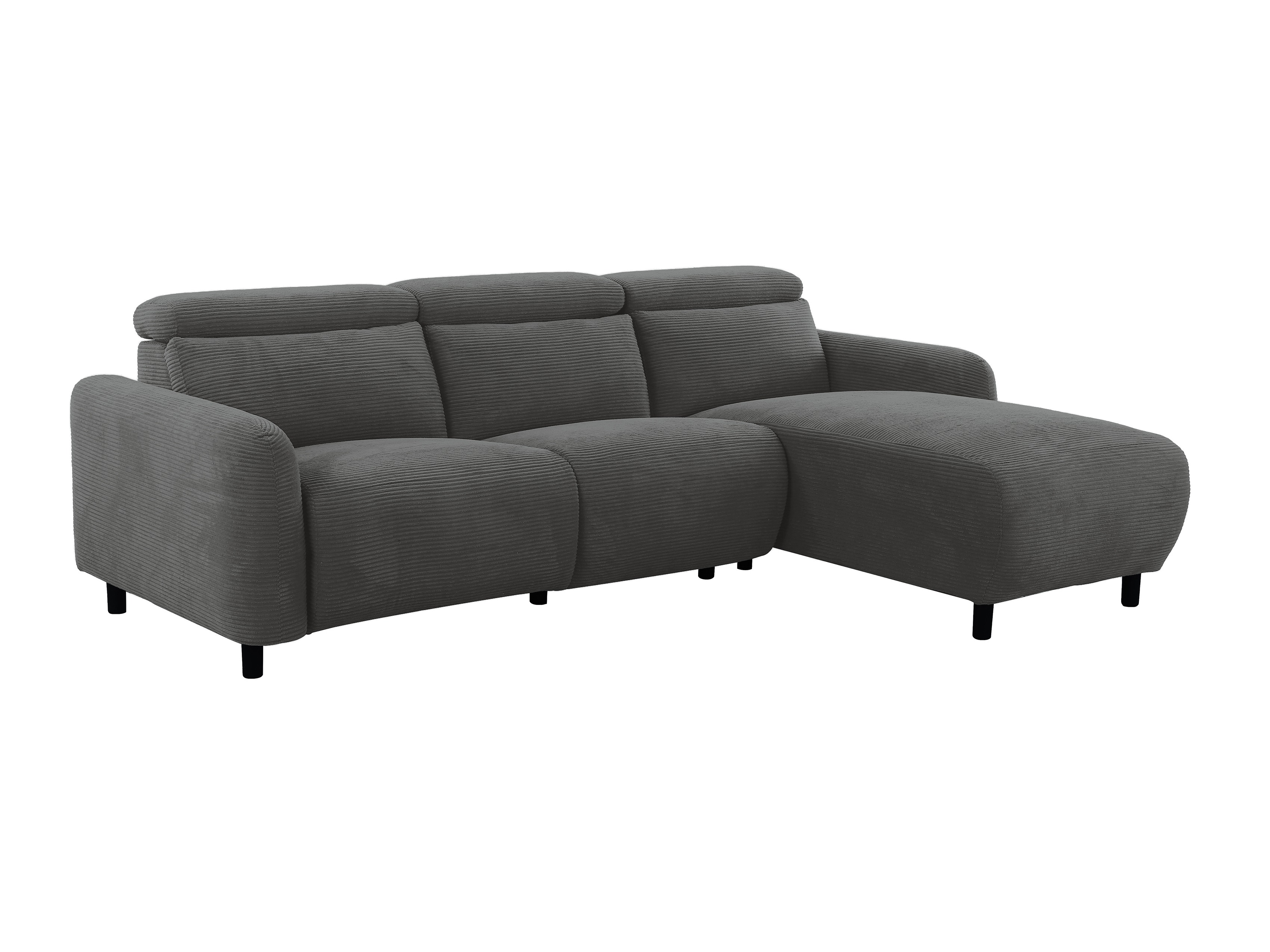 Minkštas kampas reglaineris Denton 1510 (Tamsi pilka)