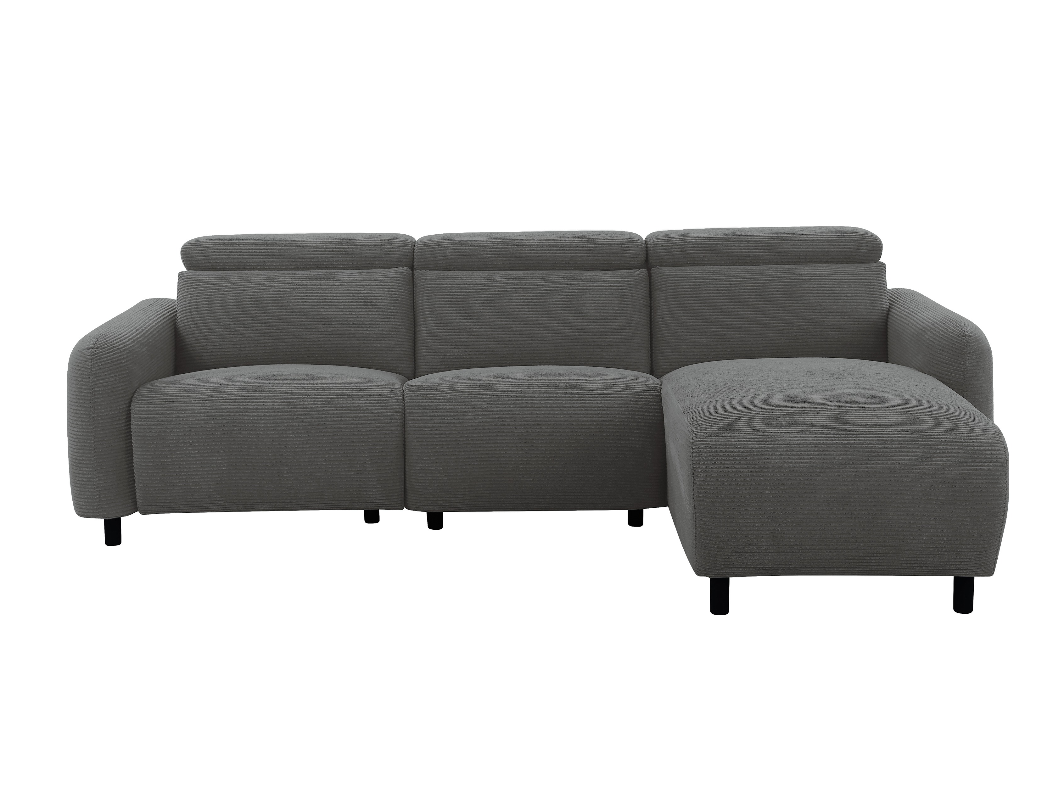 Minkštas kampas reglaineris Denton 1510 (Tamsi pilka)