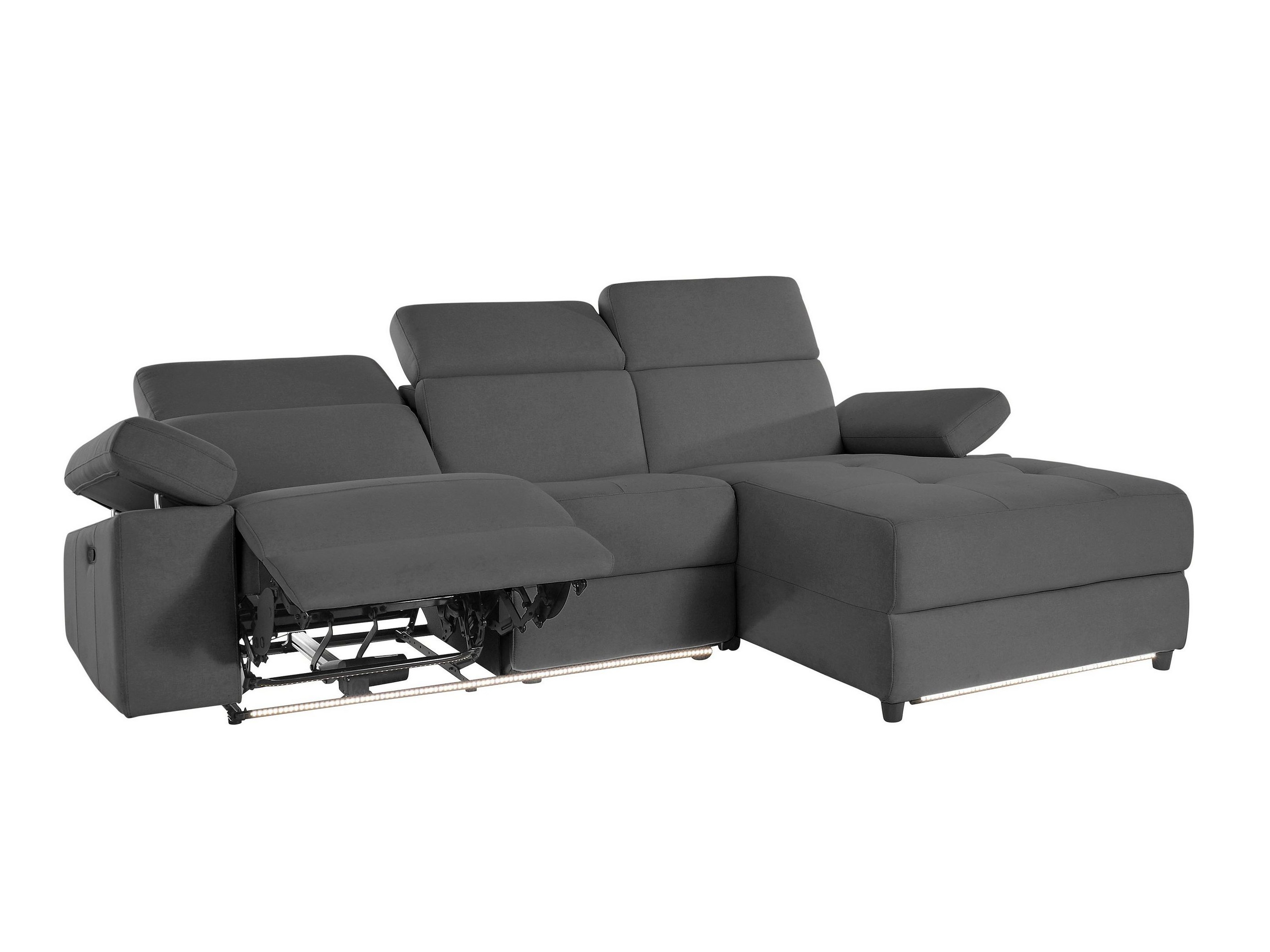 Minkštas kampas reglaineris Denton 710 (Antracitas)