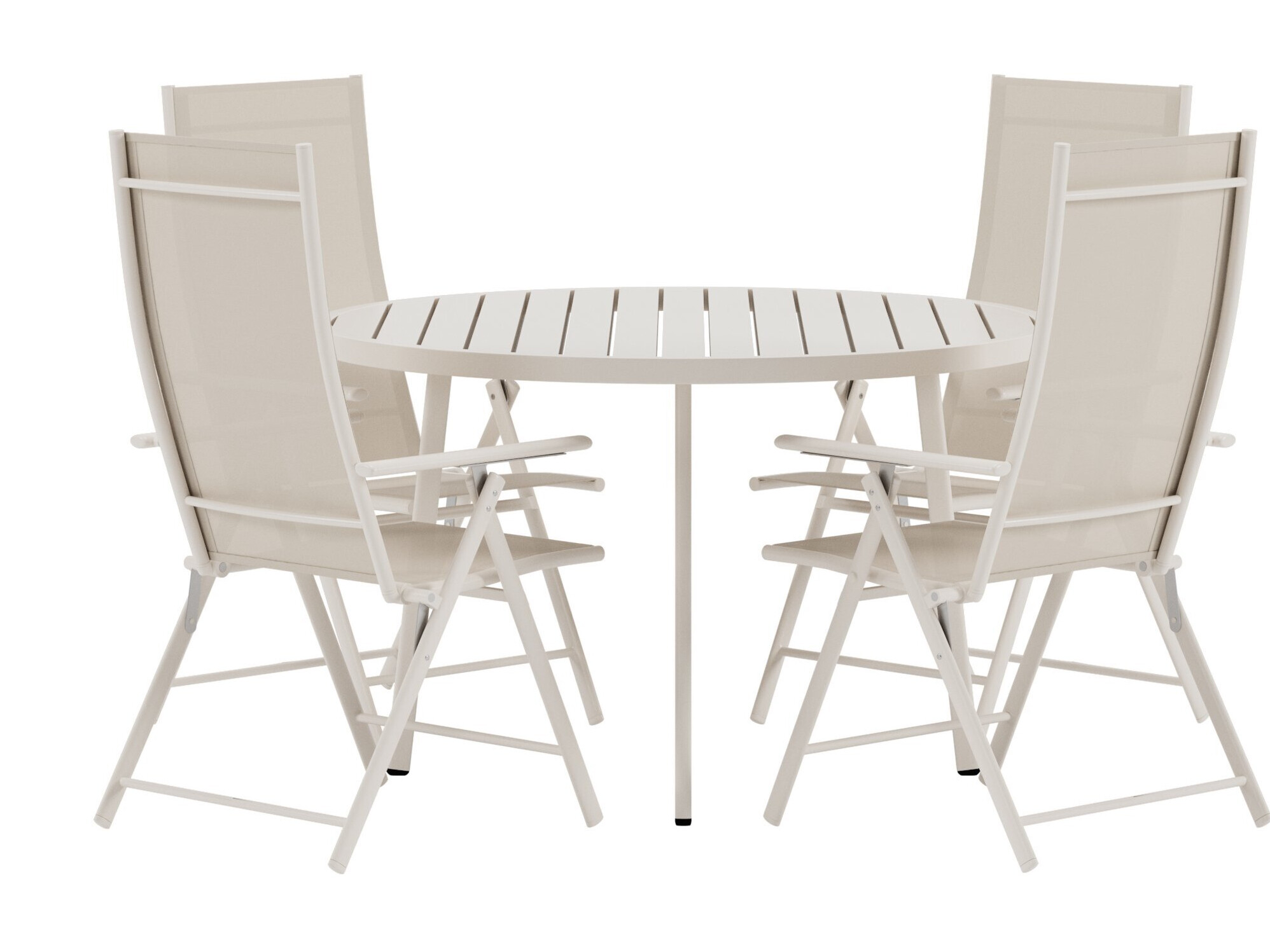 Stalo ir kėdžių komplektas Dallas 5257 (Smėlinė)