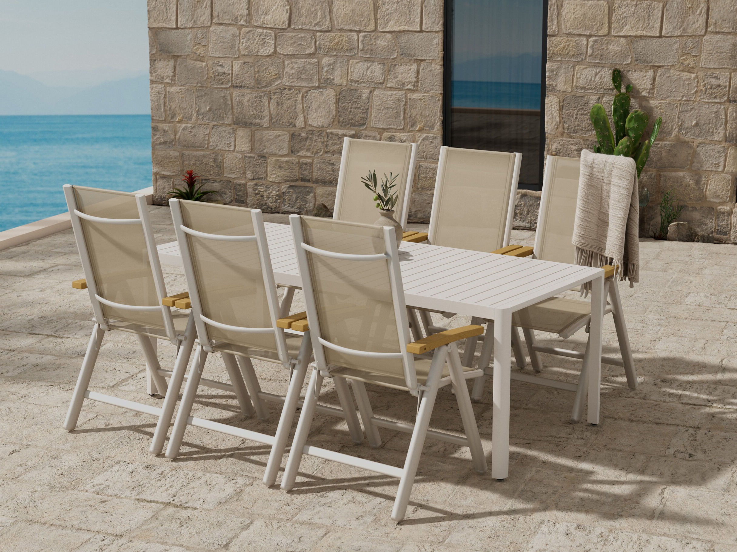 Stalo ir kėdžių komplektas Dallas 5258