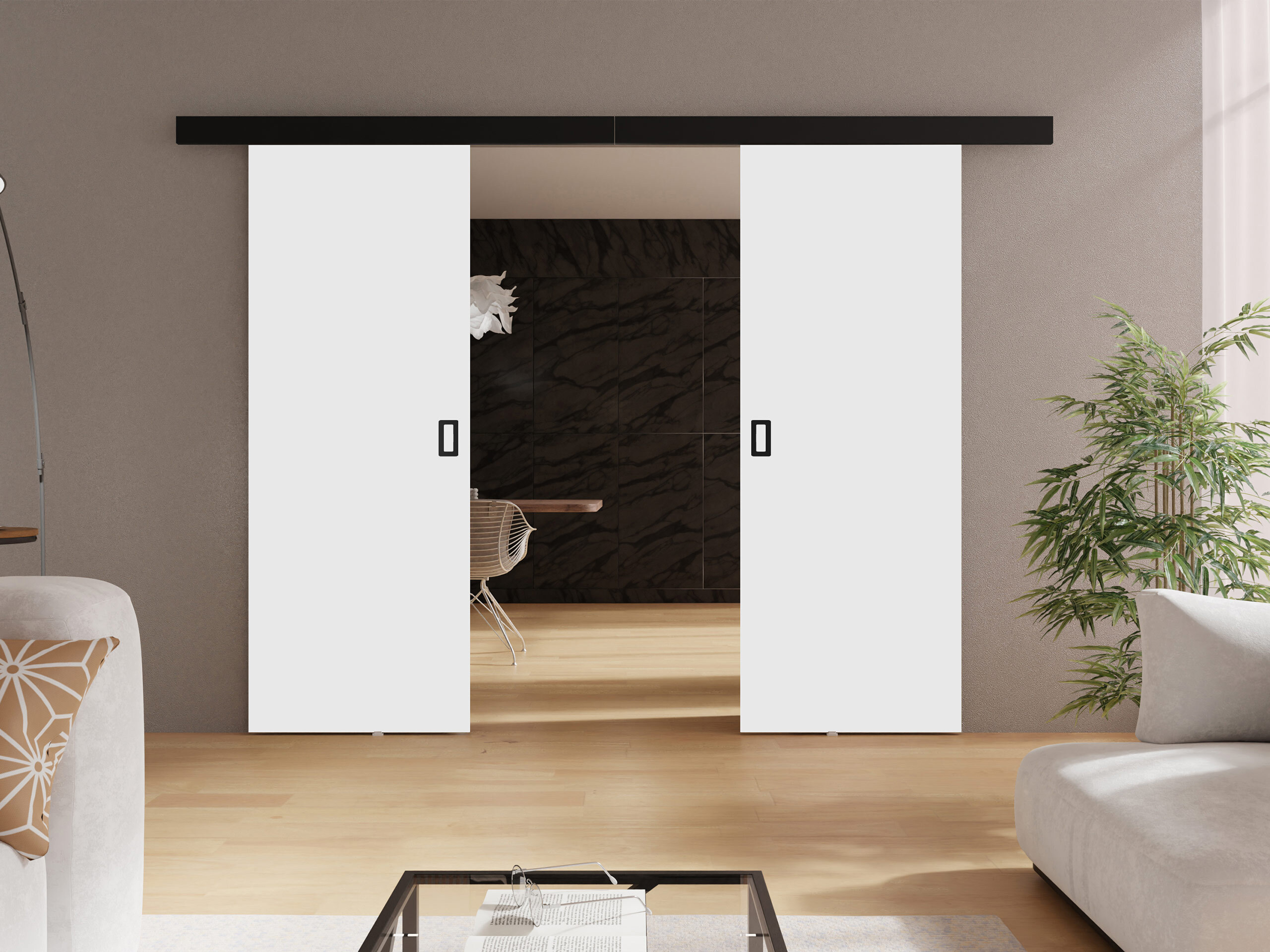 Stumdomos durys Dover 198 (Balta)