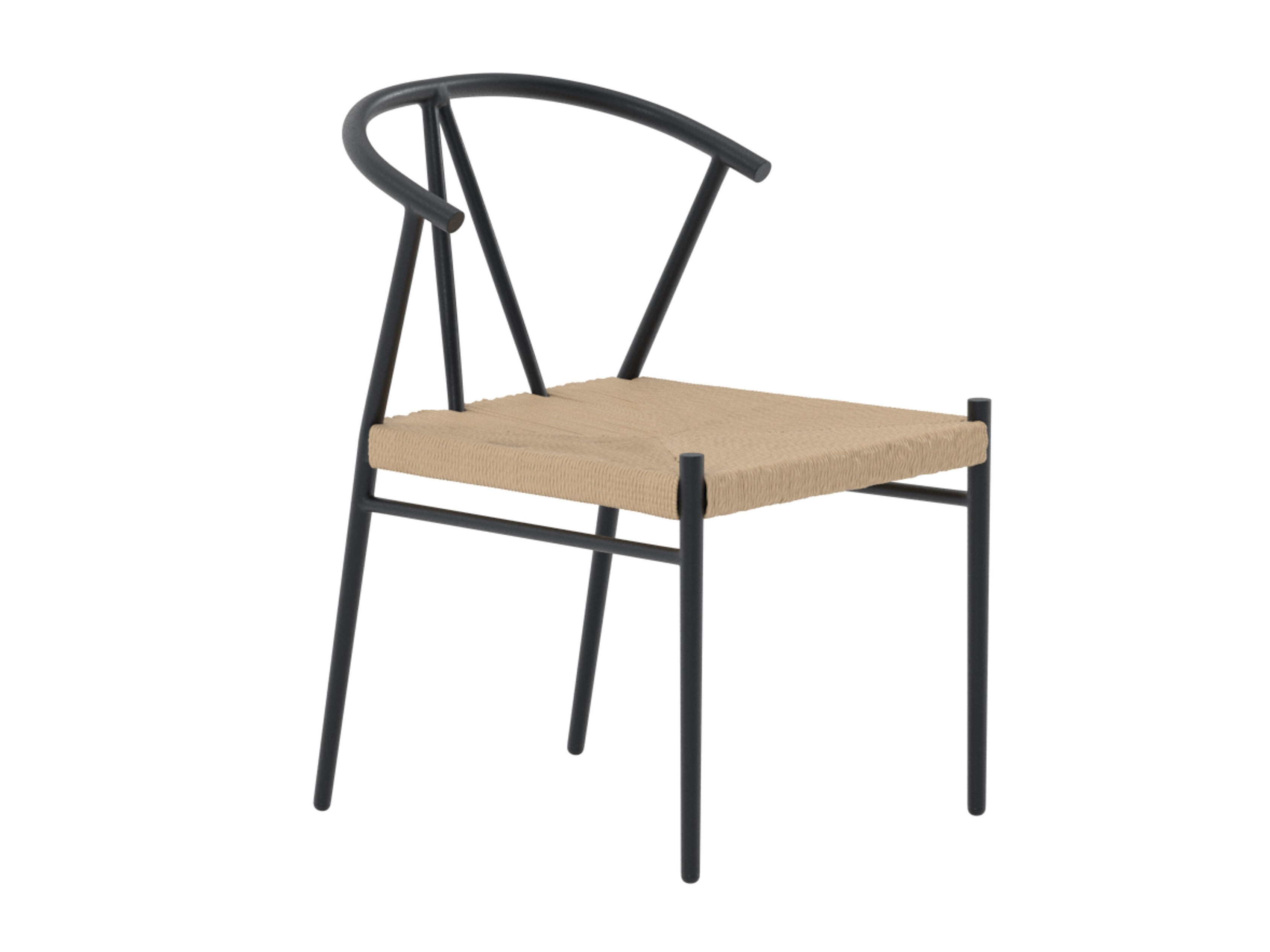 Lauko kėdė Dallas 5249 (Juoda + Smėlinė)