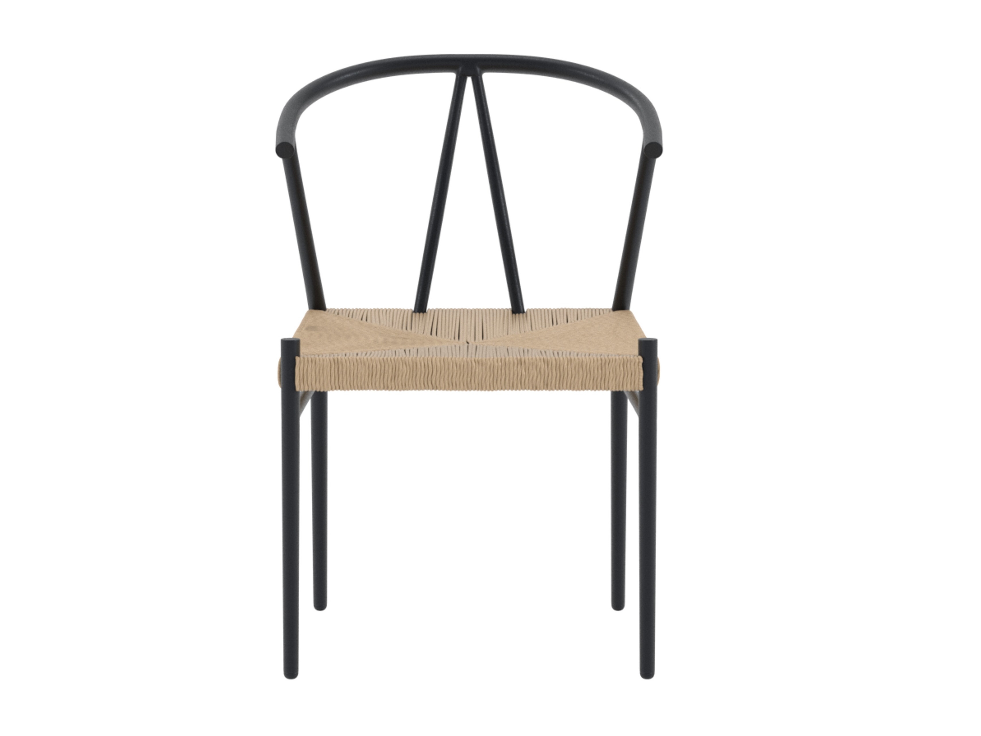 Lauko kėdė Dallas 5249 (Juoda + Smėlinė)