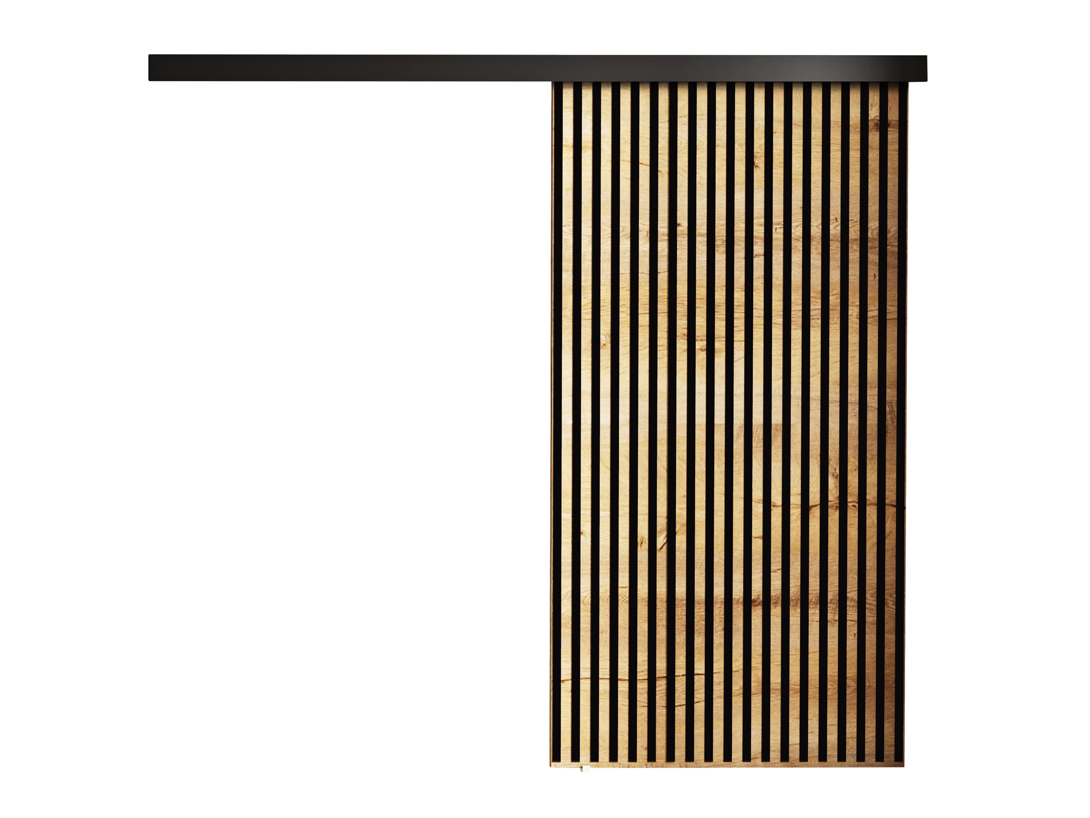 Stumdomos durys Dover 204 (Craft auksinis ąžuolas + Juoda)