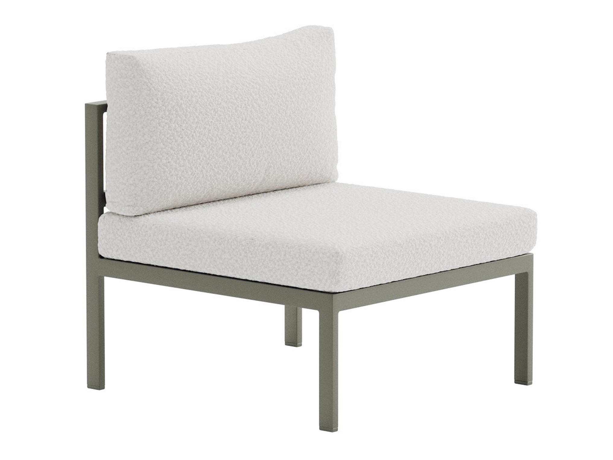 Lauko fotelis Camorlo 100 (Balta + Chaki)
