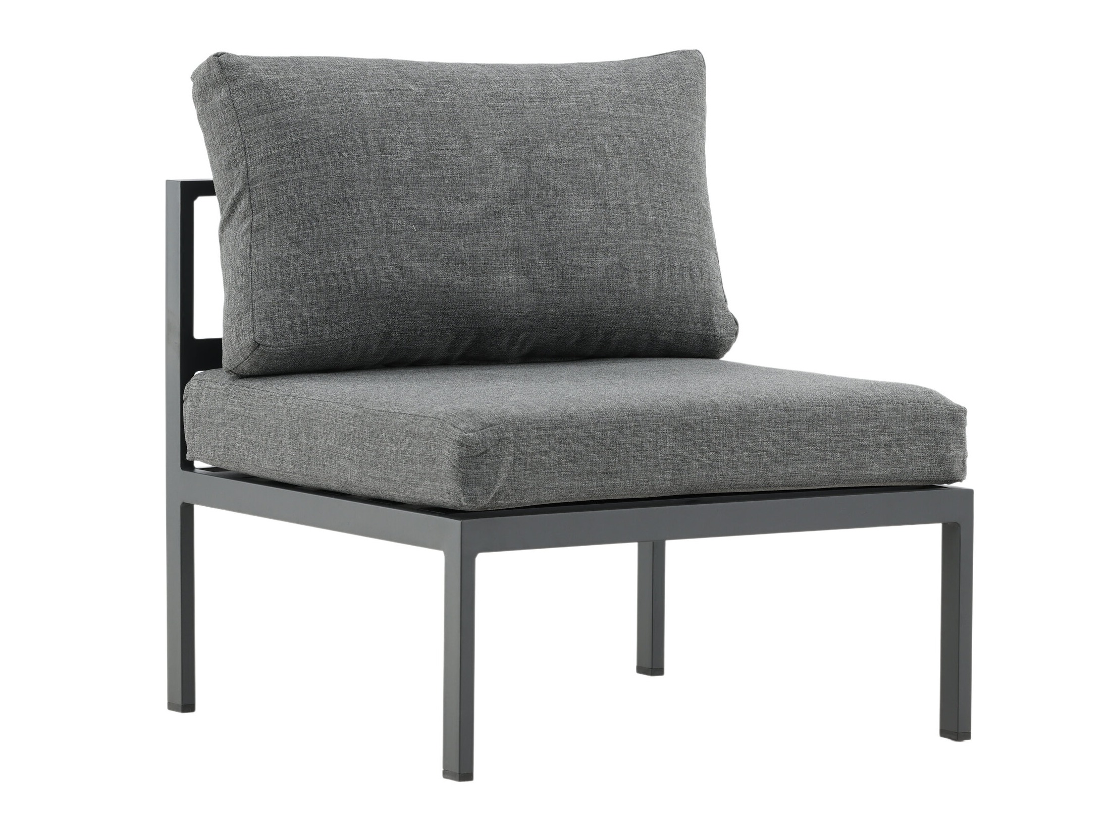 Lauko fotelis Camorlo 100 (Pilka + Juoda)