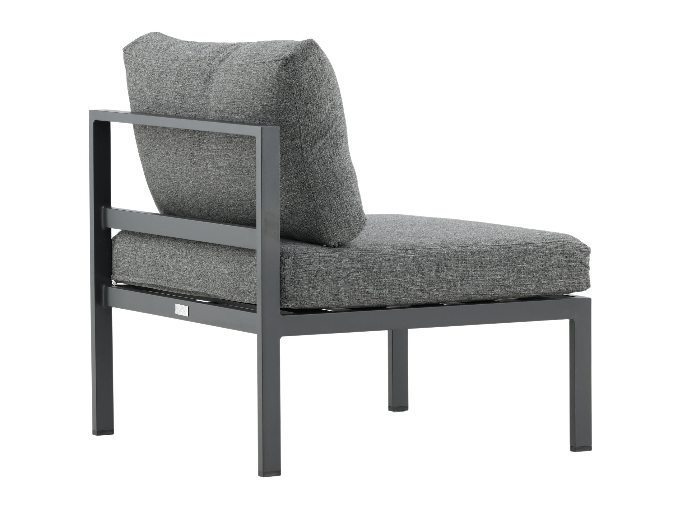 Lauko fotelis Camorlo 100 (Pilka + Juoda)