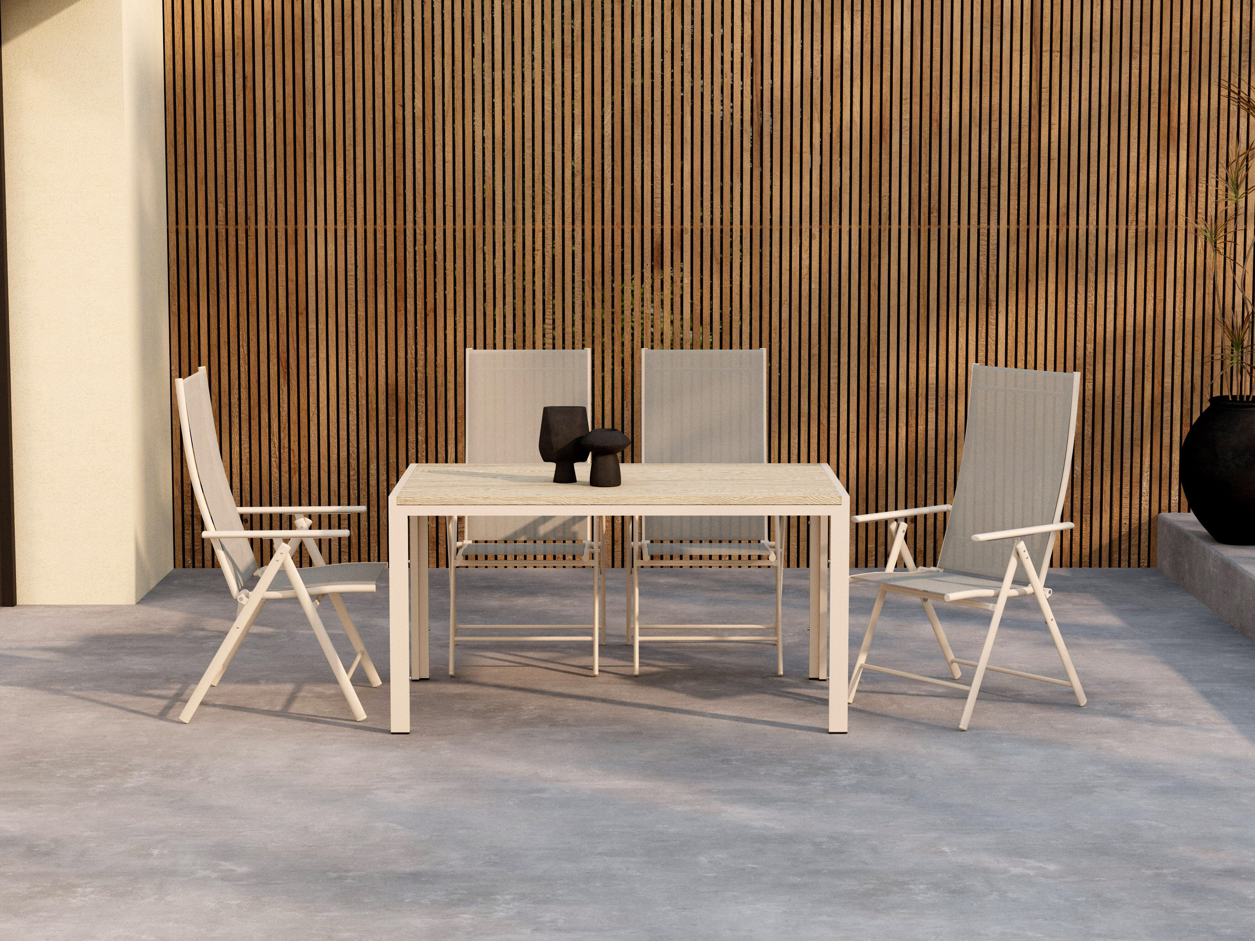 Stalo ir kėdžių komplektas Dallas 5261 (Smėlinė)