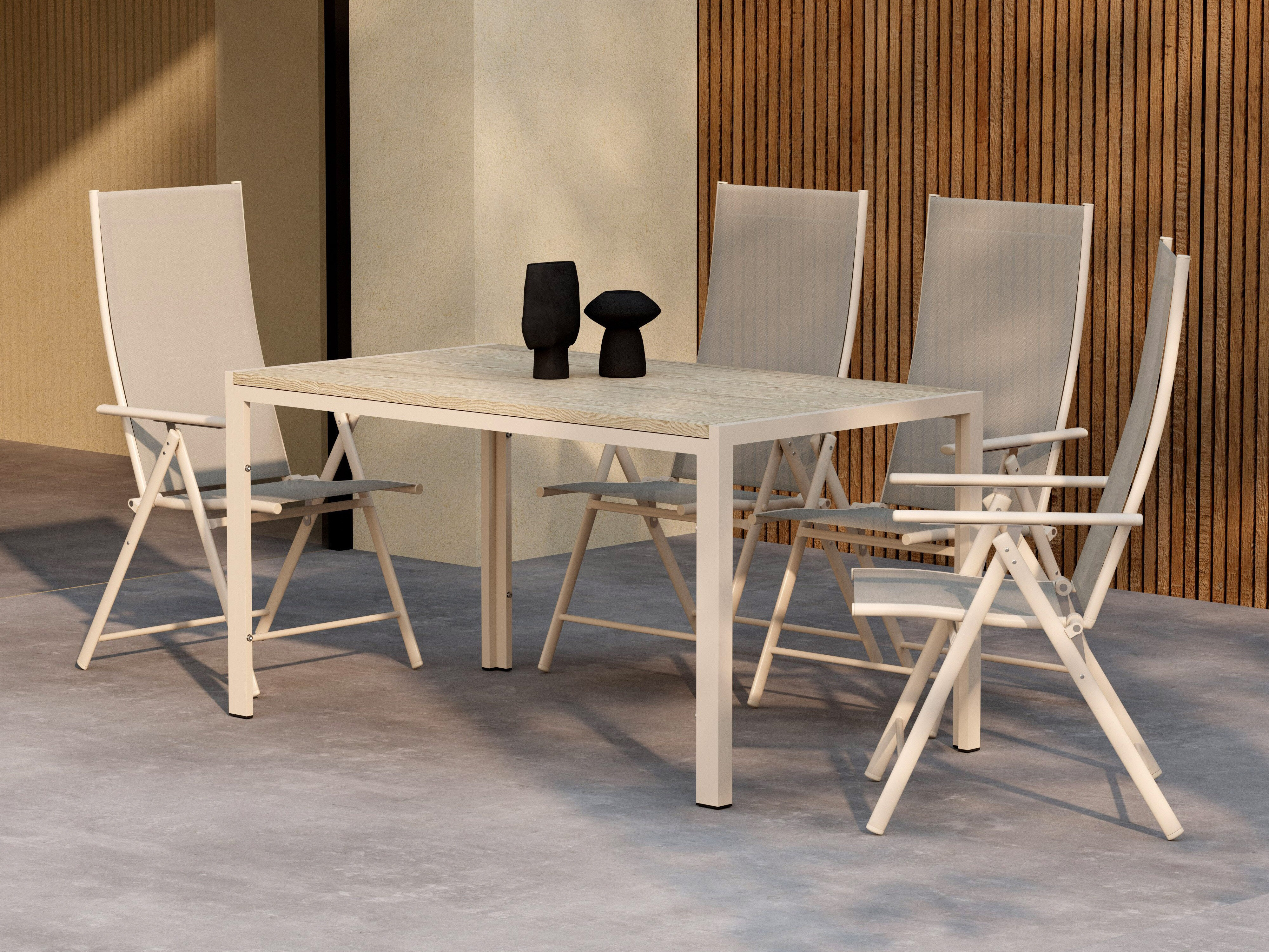 Stalo ir kėdžių komplektas Dallas 5261 (Smėlinė)