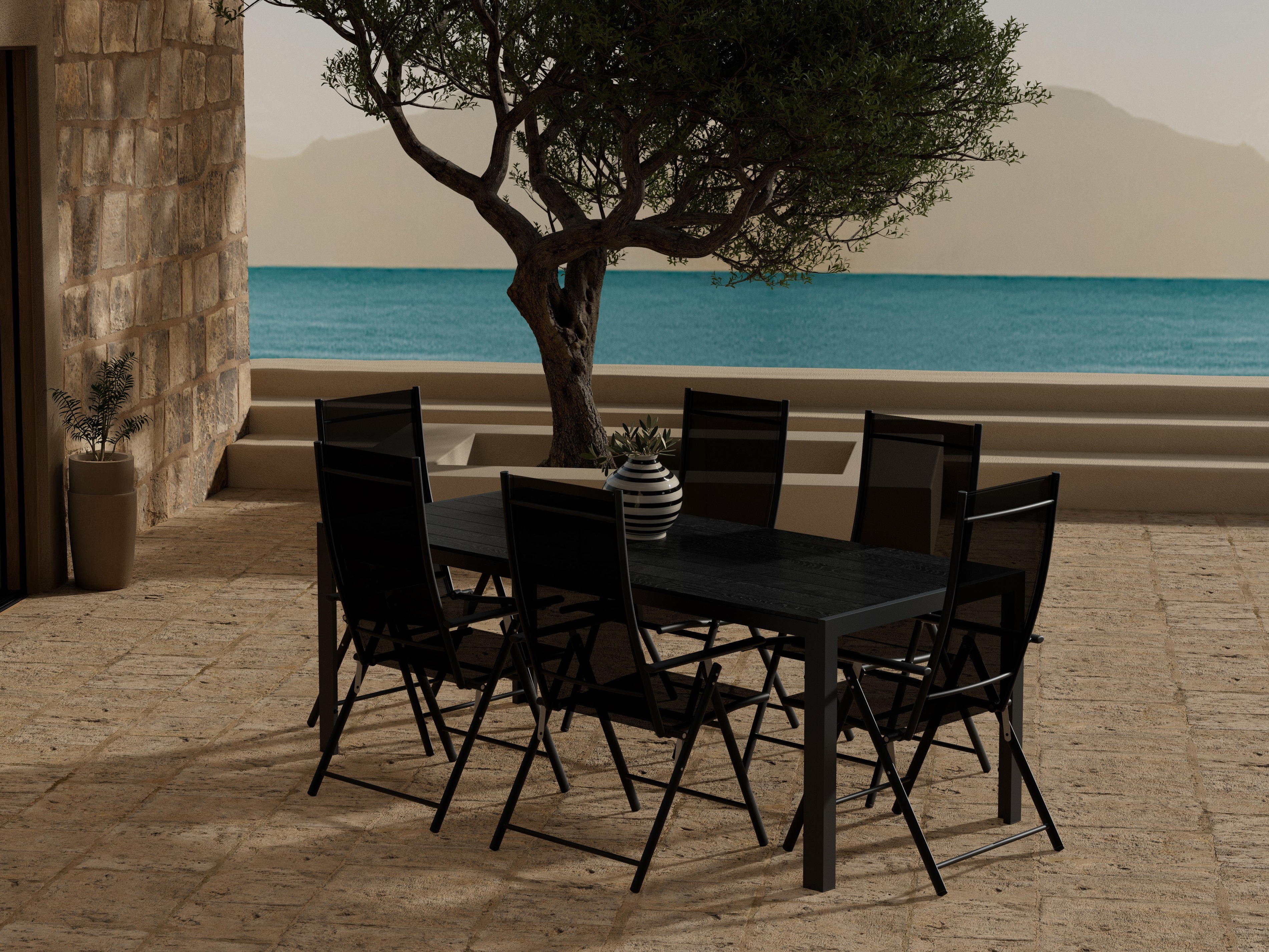 Stalo ir kėdžių komplektas Dallas 5264