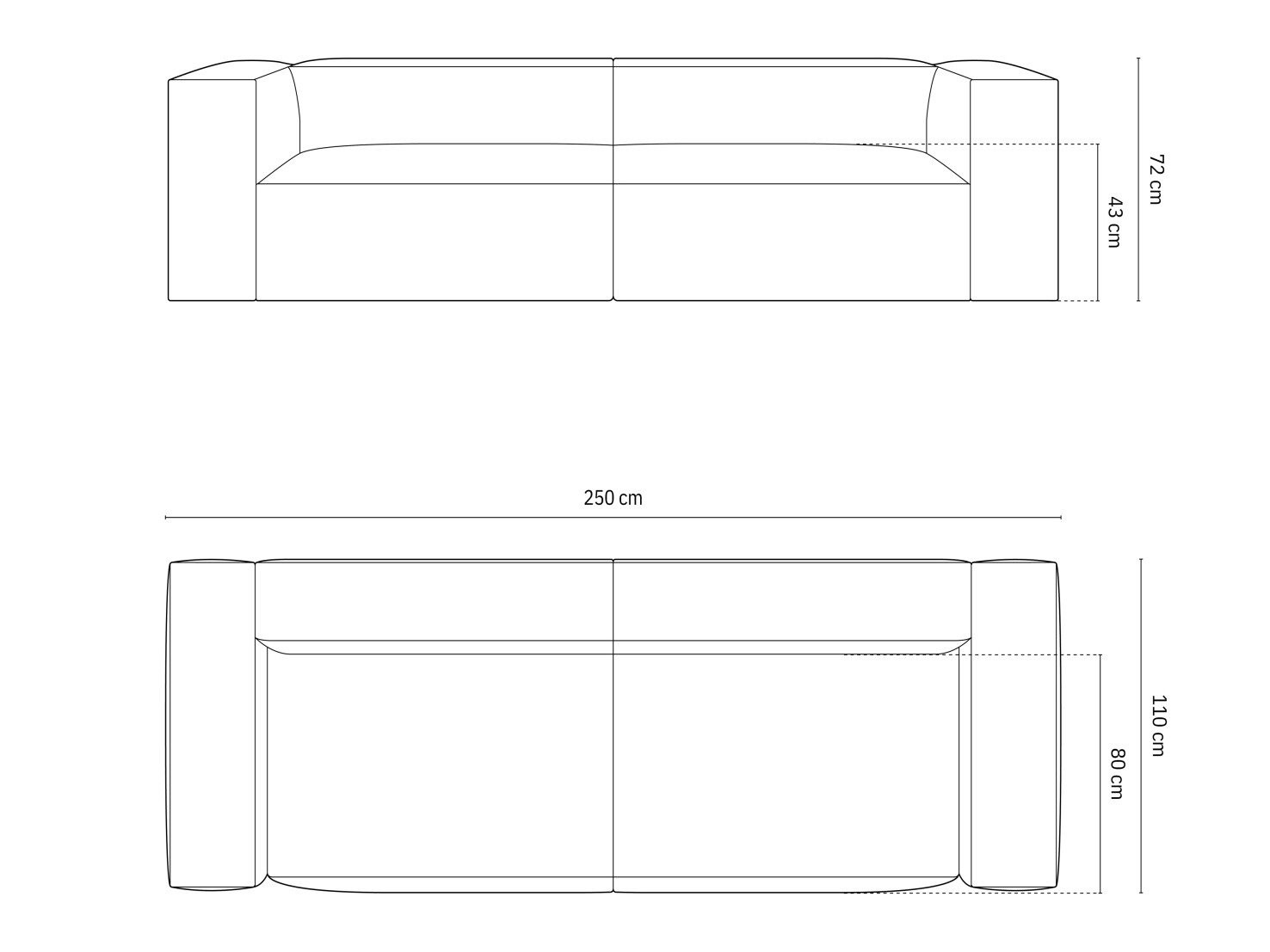 Modulinė sofa Sonsore 101 (Paris Cream)