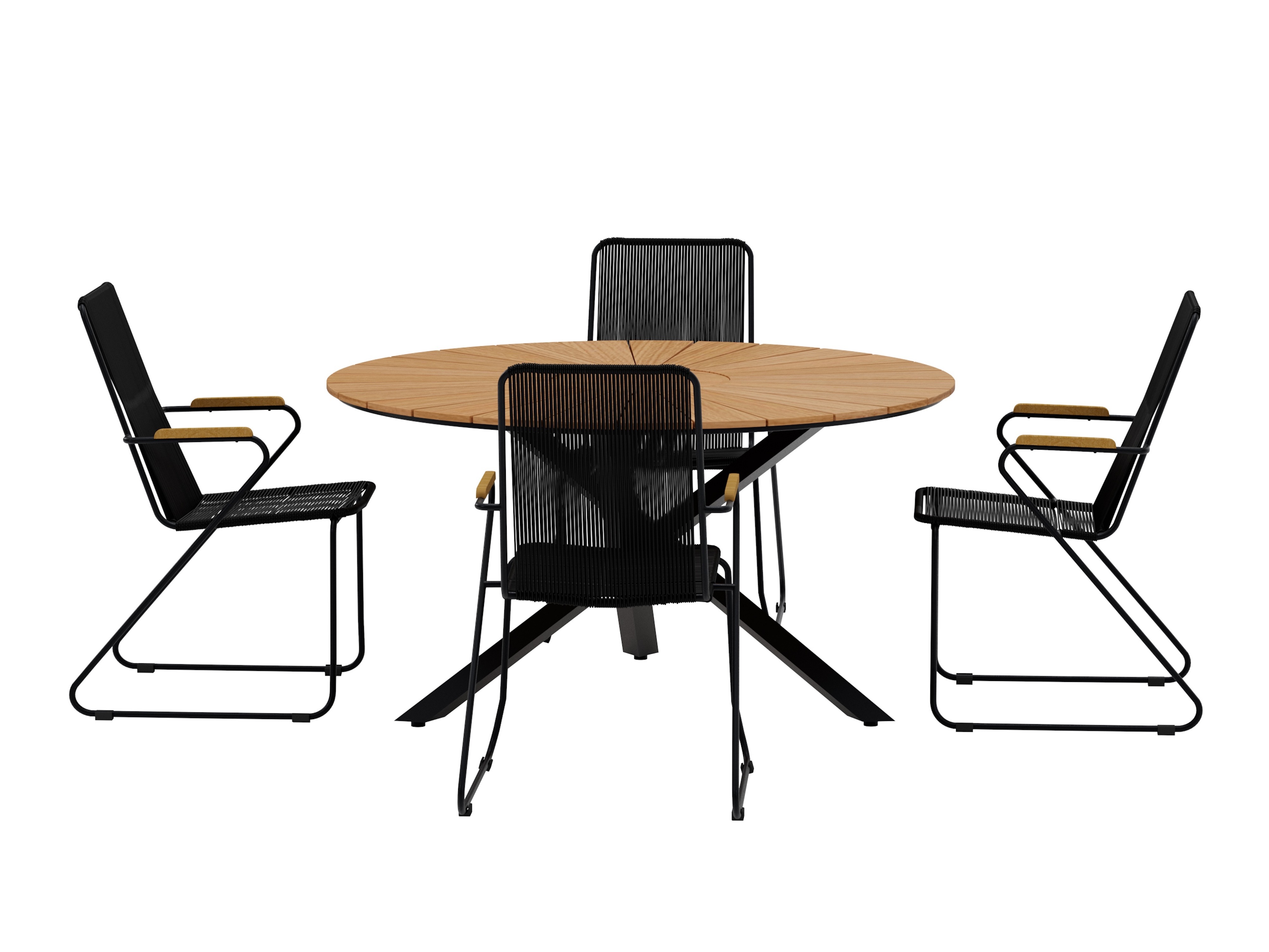 Stalo ir kėdžių komplektas Dallas 5272