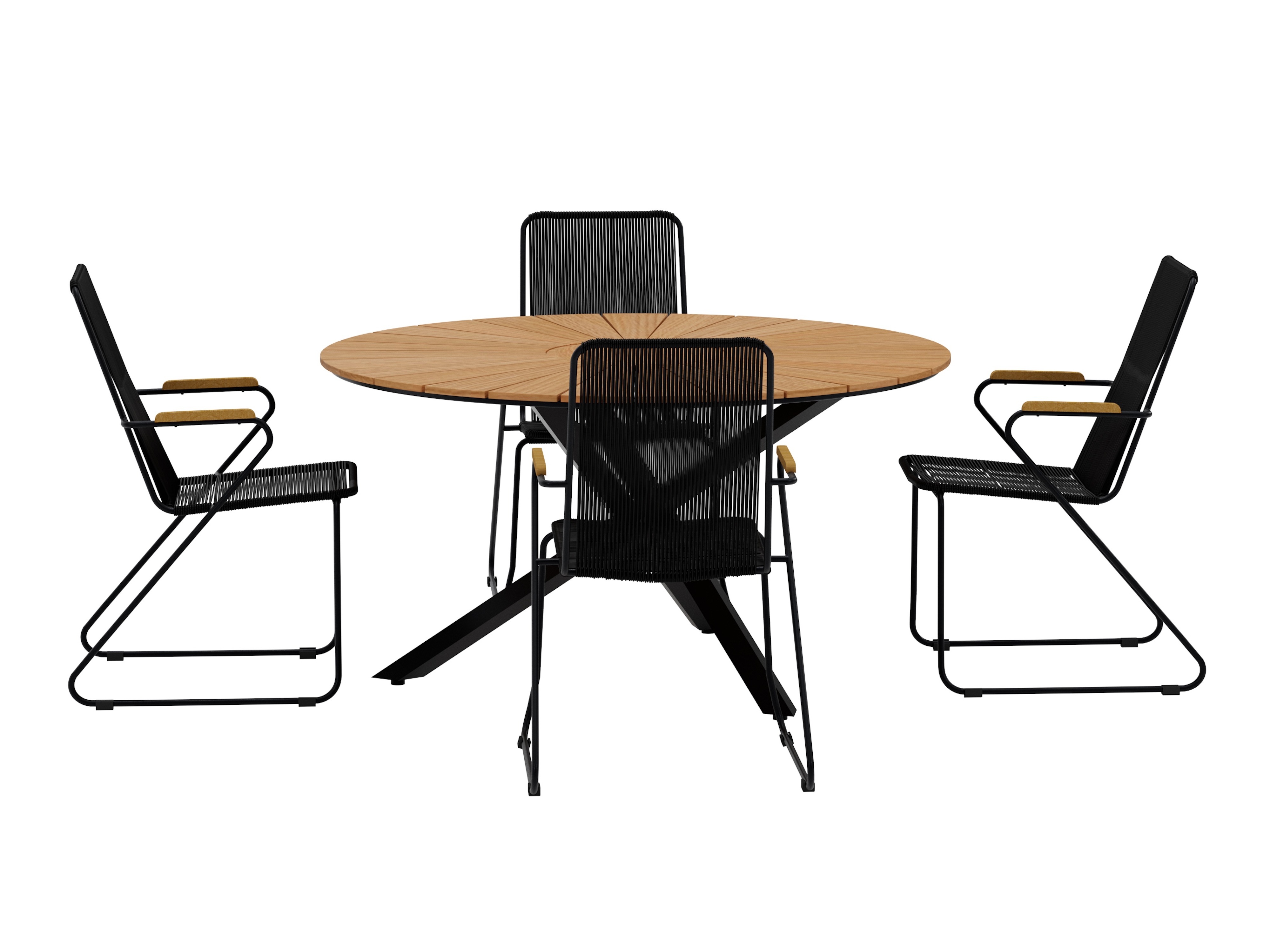 Stalo ir kėdžių komplektas Dallas 5272