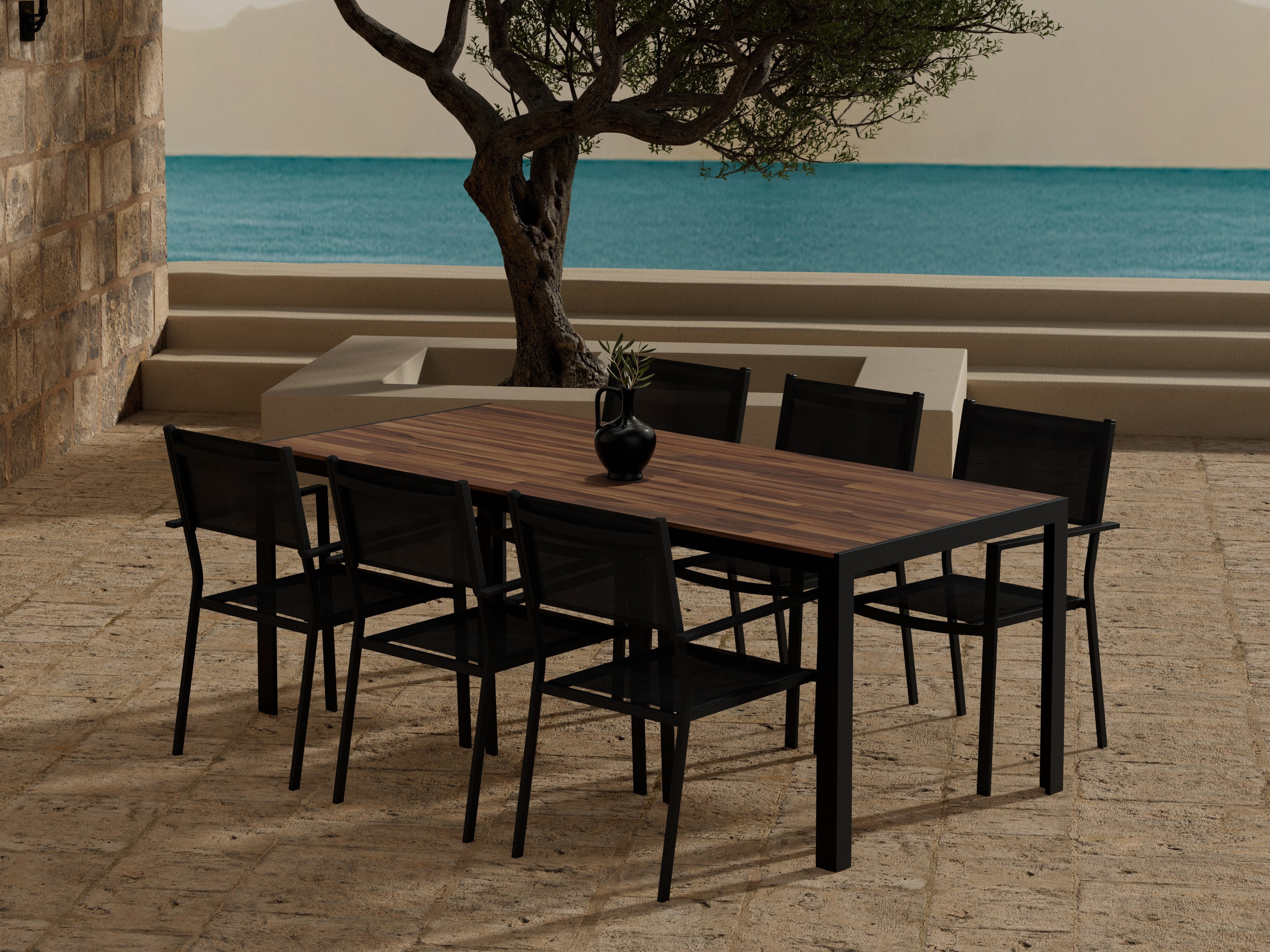 Stalo ir kėdžių komplektas Dallas 5274