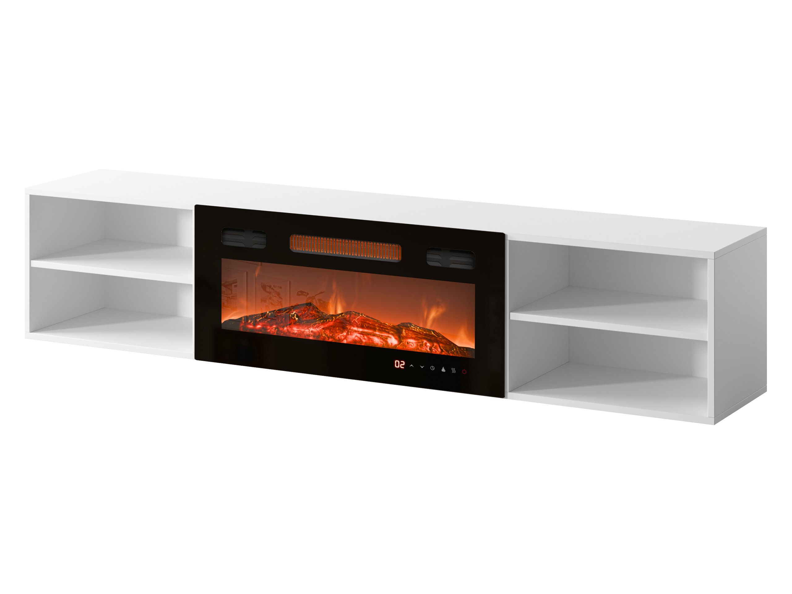 TV staliukas Charlotte 190 (Balta + Juoda)