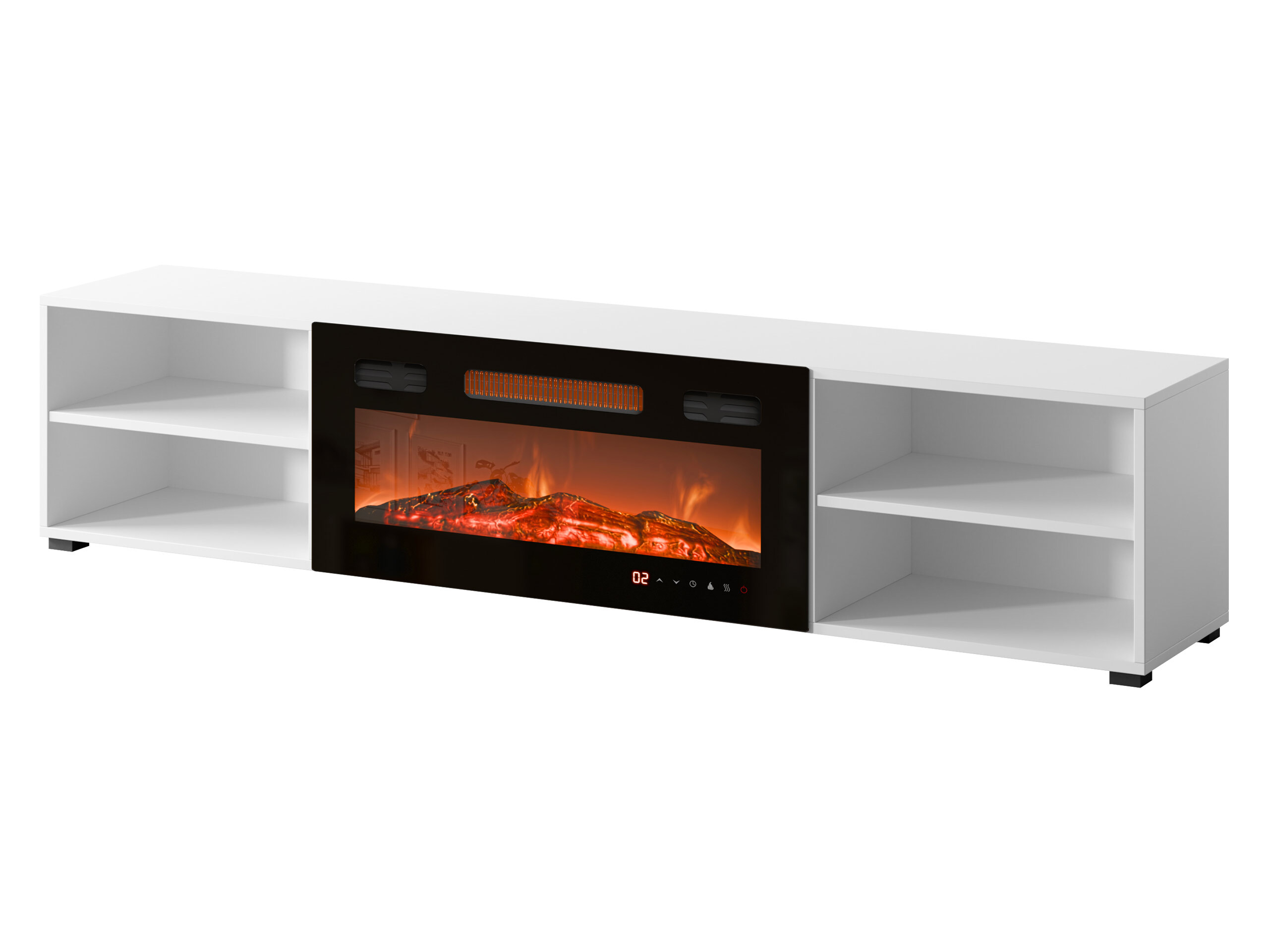 TV staliukas Charlotte 190 (Balta + Juoda)