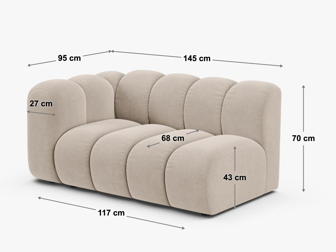 Modulinis fotelis Cirleve 115 (Salvador 1)