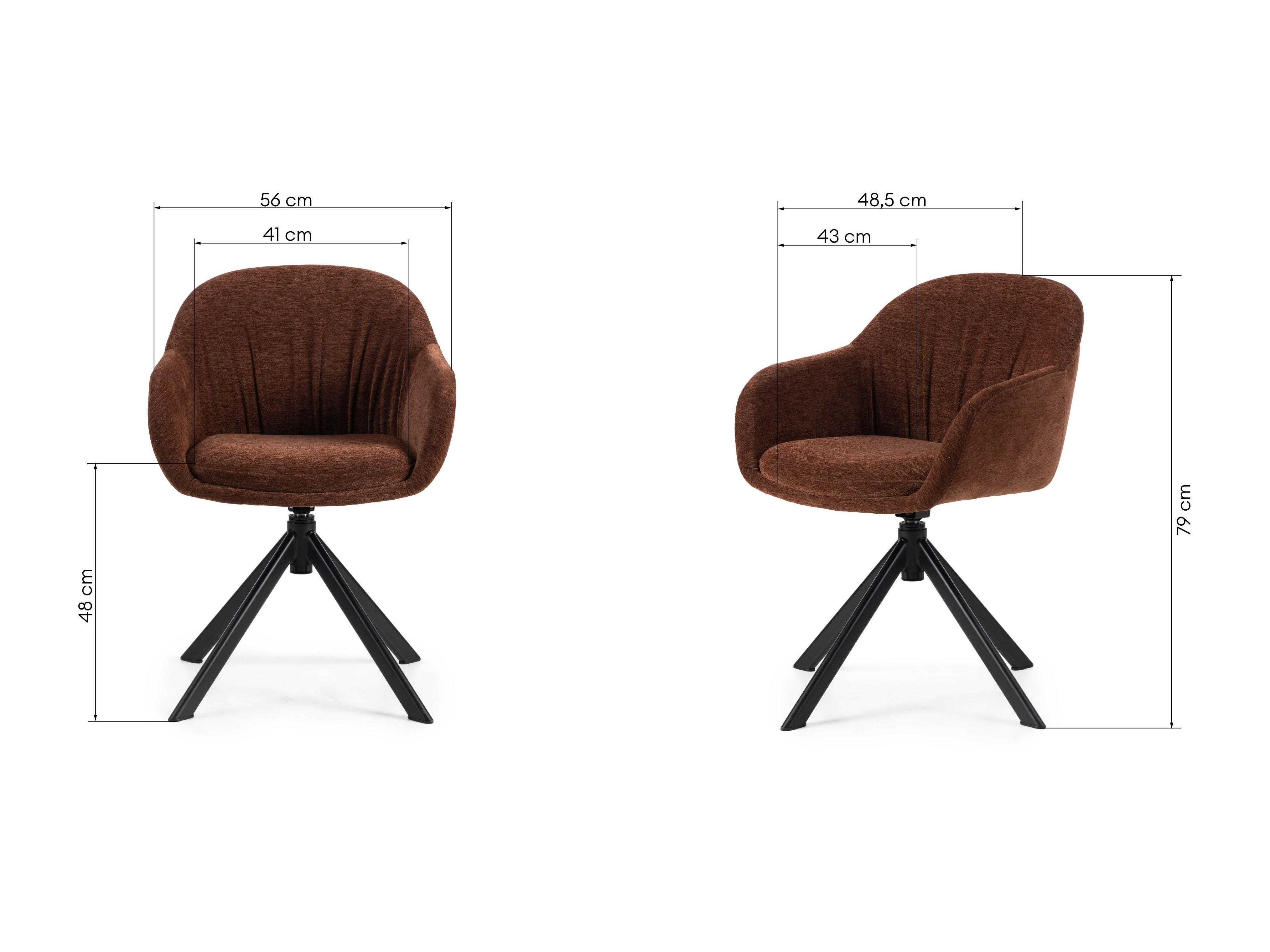 Kėdė Burleson 748 (Juoda + Ruda)