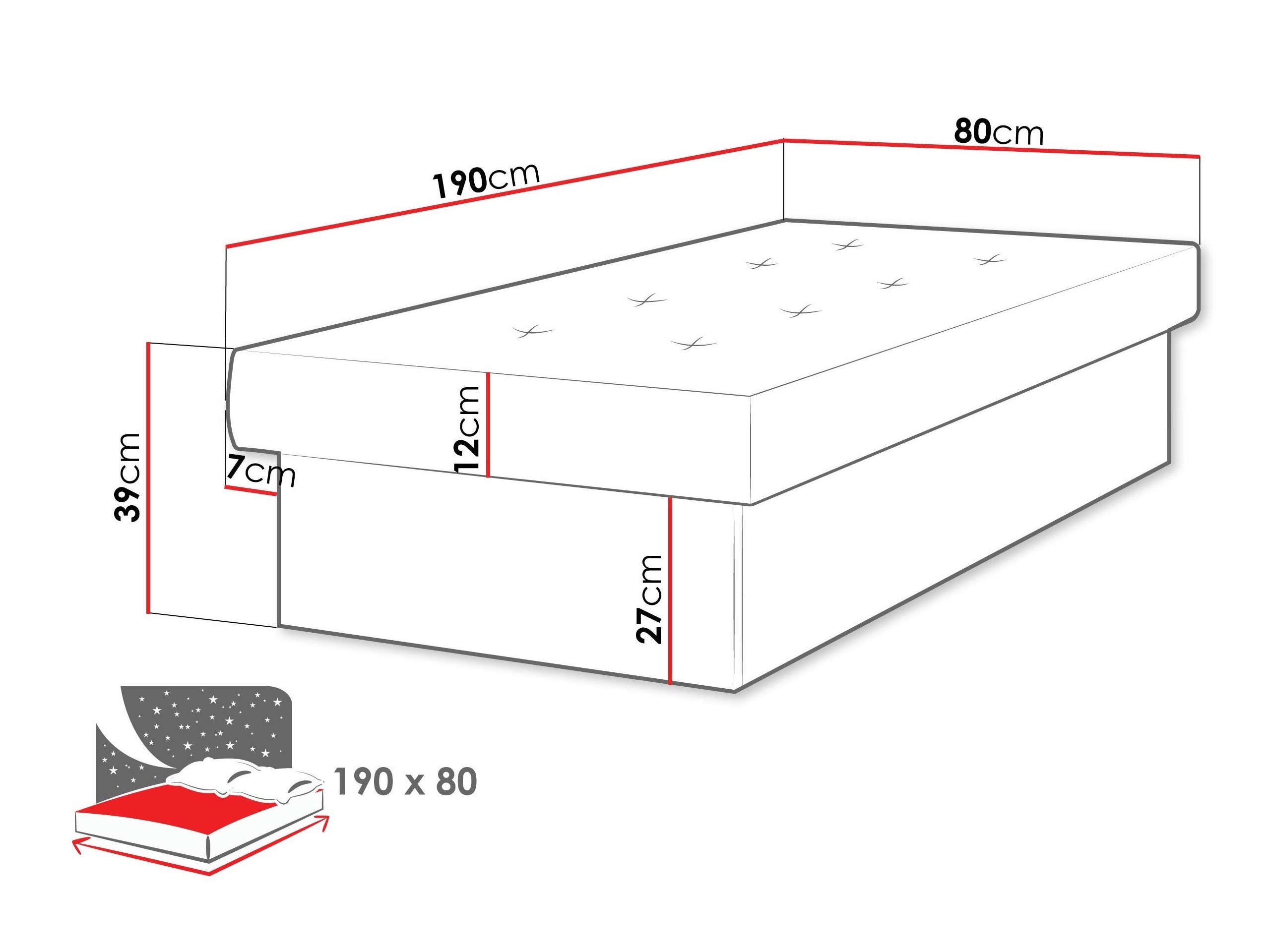 Lova Dover 100 (Balta)