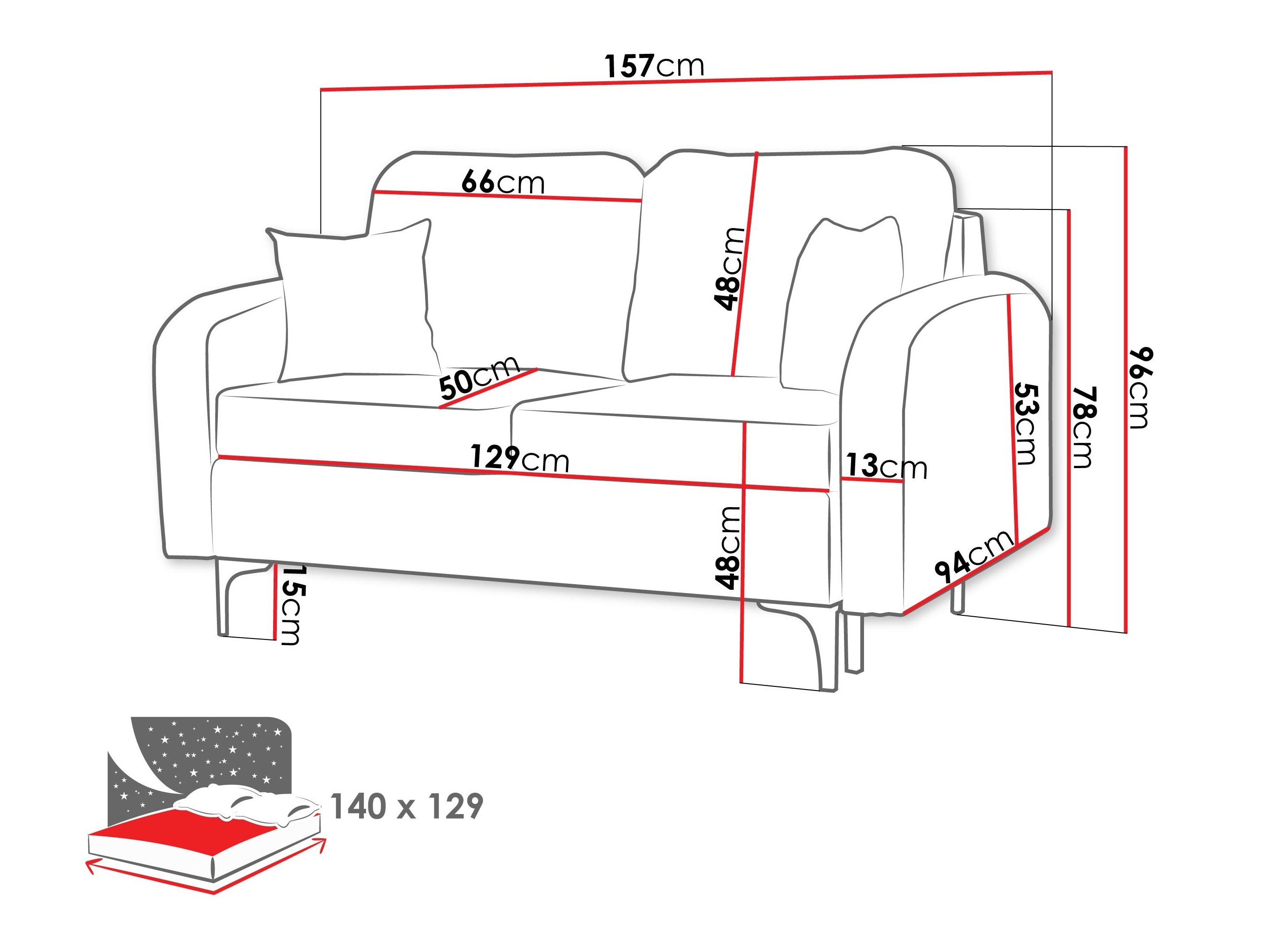 Sofa lova Torlua 101 (Manila 02)