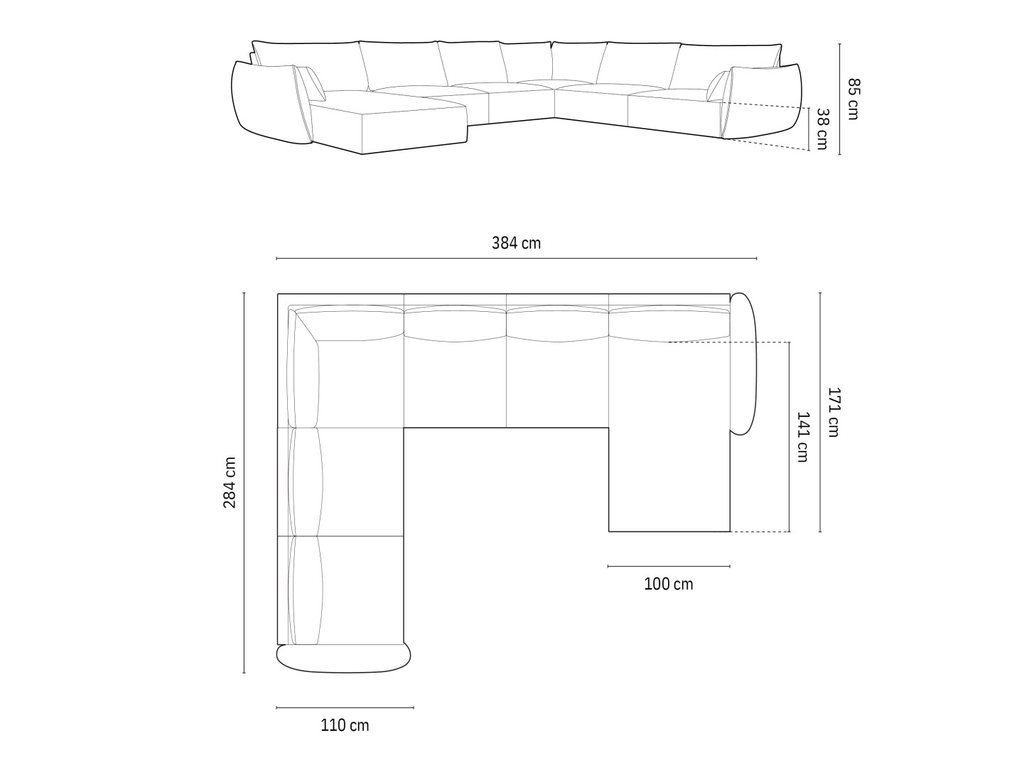 Minkštas kampas Belenoe 112 (Overt the Horizon 03)