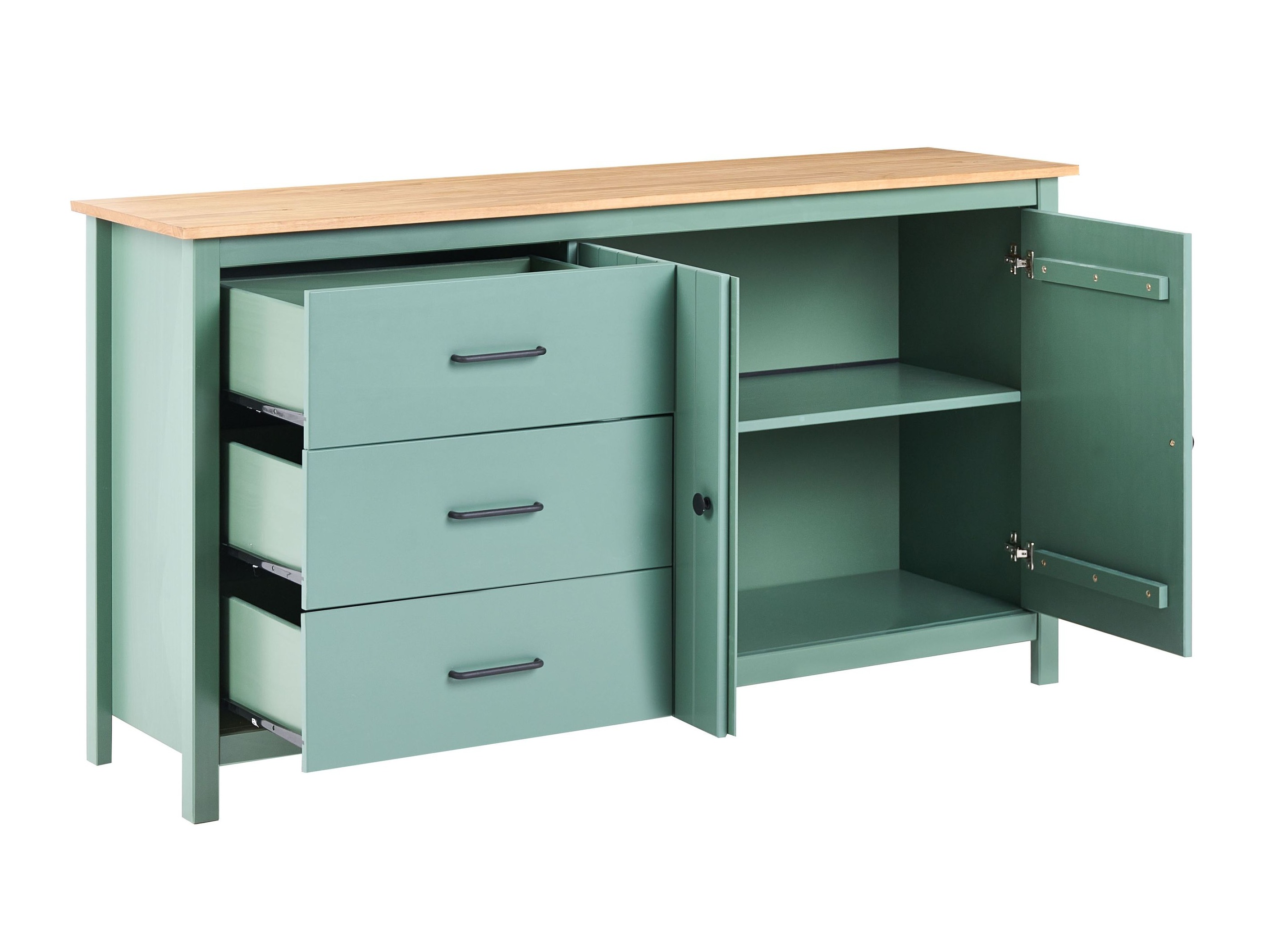 Komoda Berwyn 3317 (Žalia + Pušis)