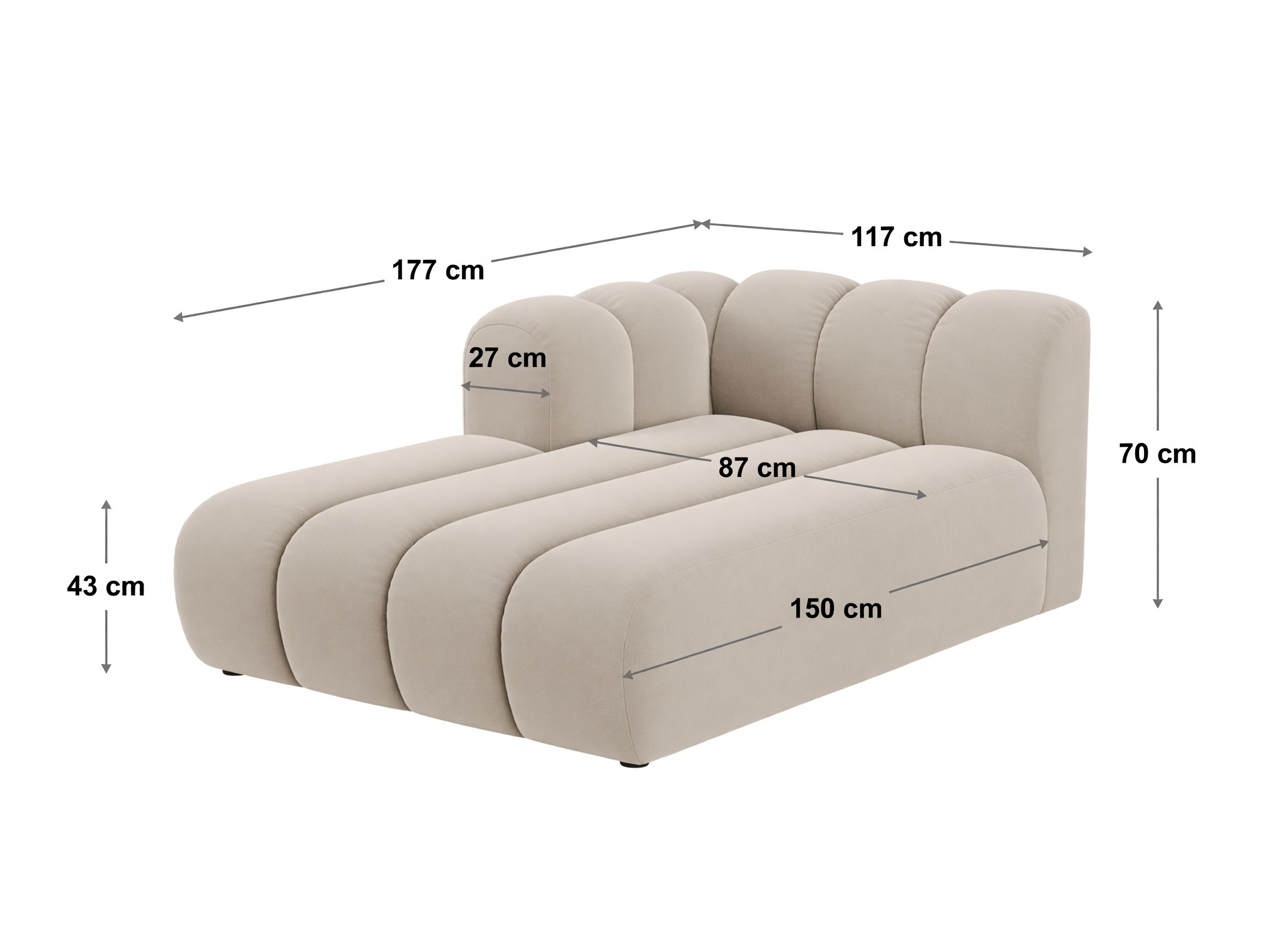 Kušetė Cirleve 117 (Salvador 1)