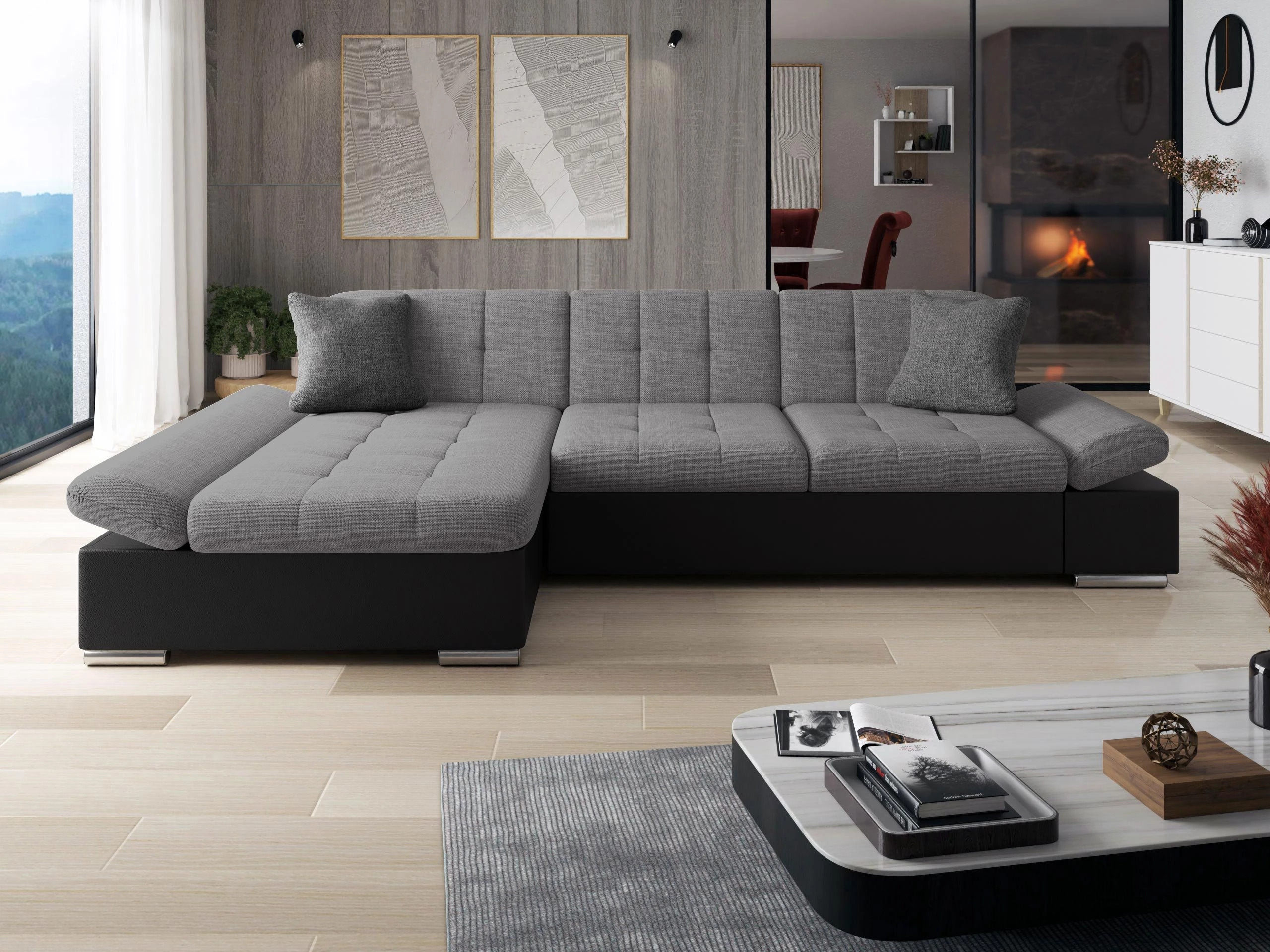 Minkštas kampas Comfivo Serenitas (Soft 011 + Lux 05 + Lux 06)