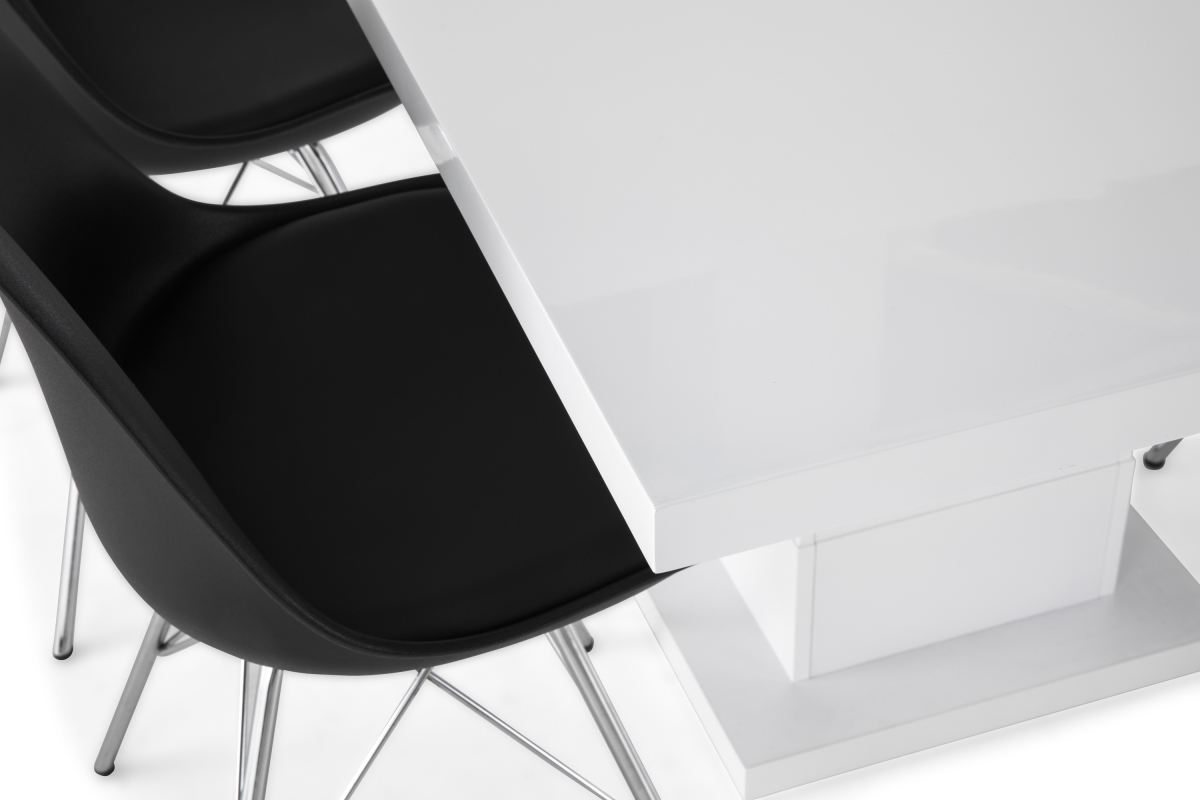 Valgomojo komplektas Scandinavian Choice 609 (Juoda + Sidabrinė)