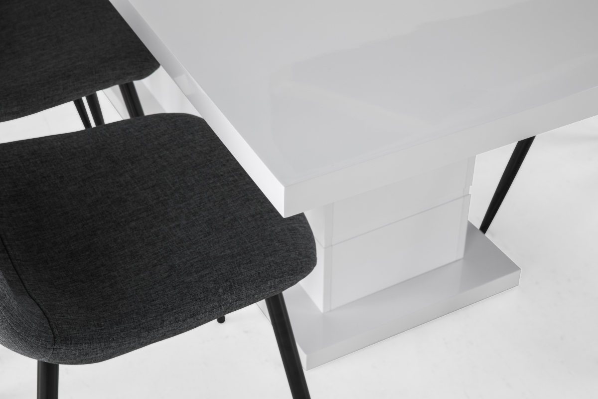 Valgomojo komplektas Scandinavian Choice 624 (Pilka + Juoda)