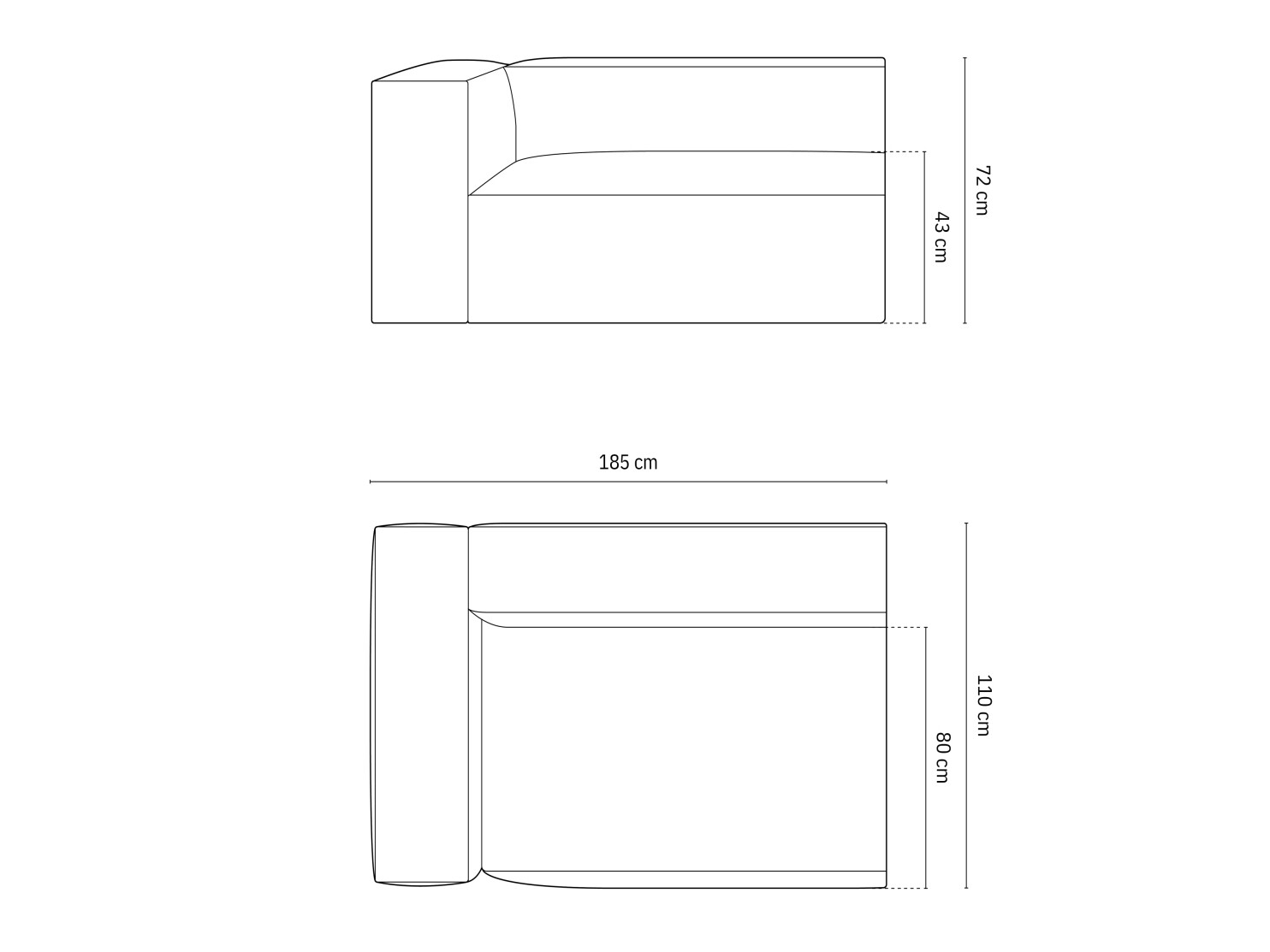 Modulinė sofa Beckley F114 (Paris Cream)