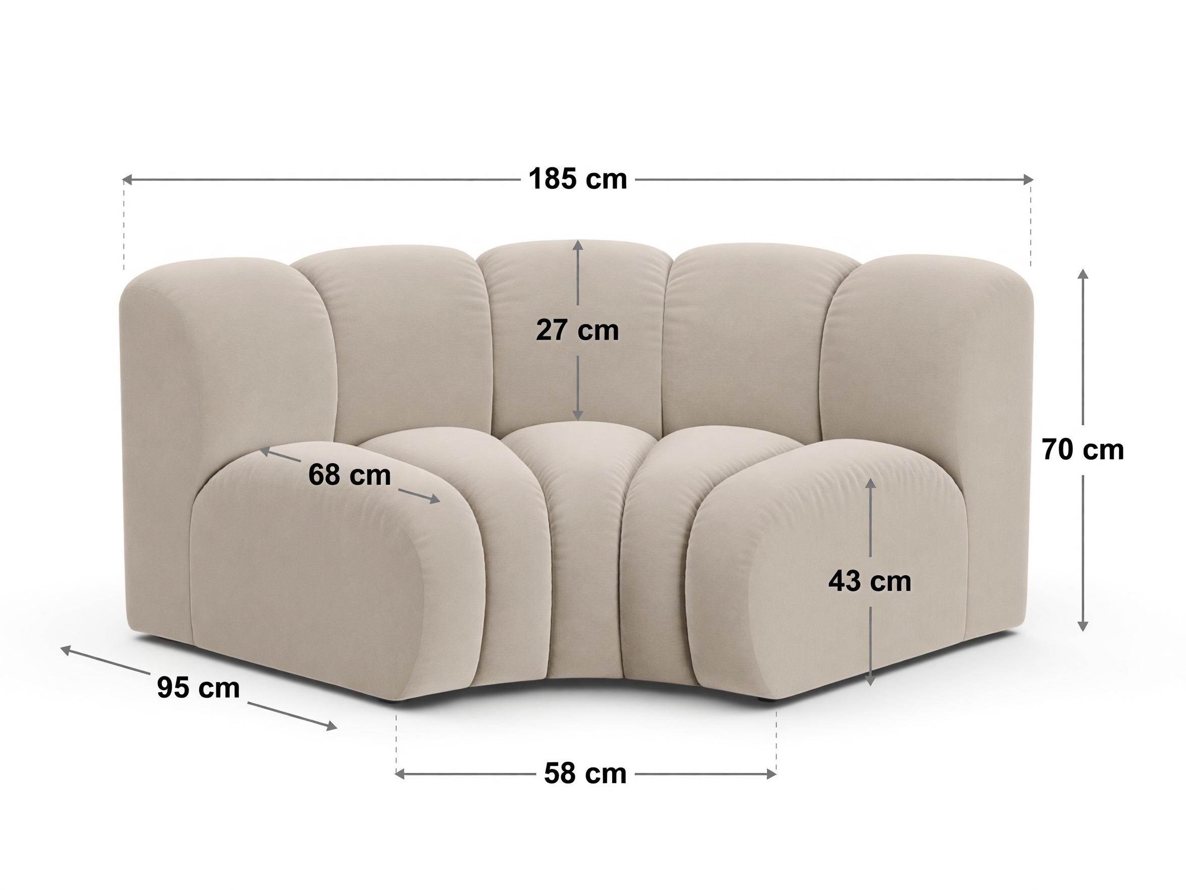 Modulinis fotelis Cirleve 118 (Salvador 1)