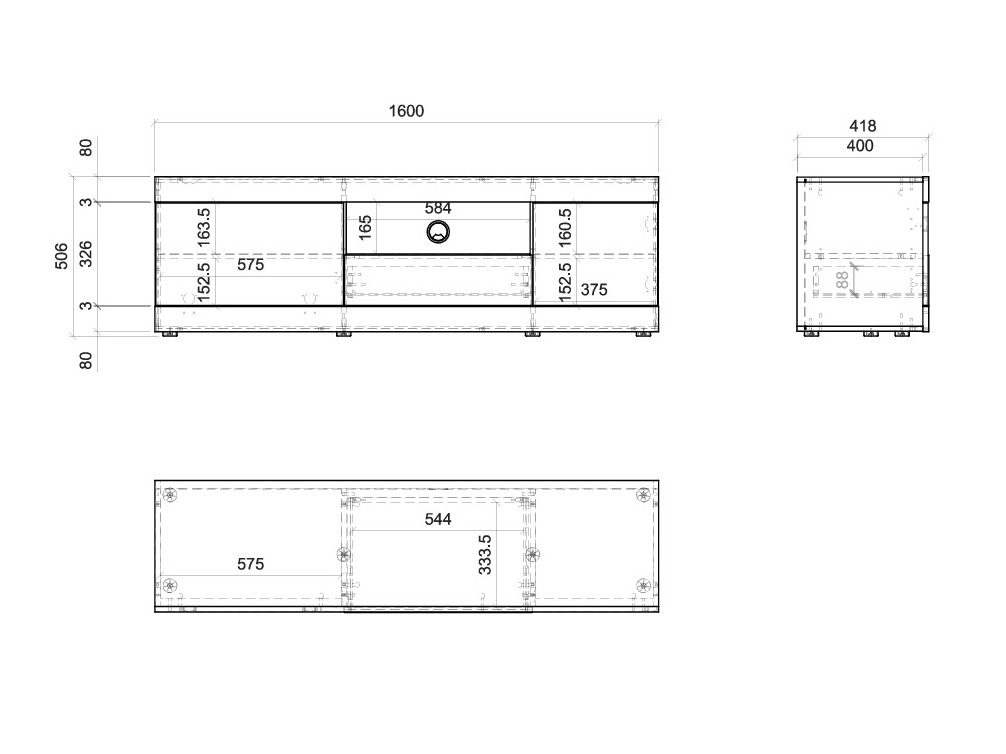 TV staliukas Orlcali 100