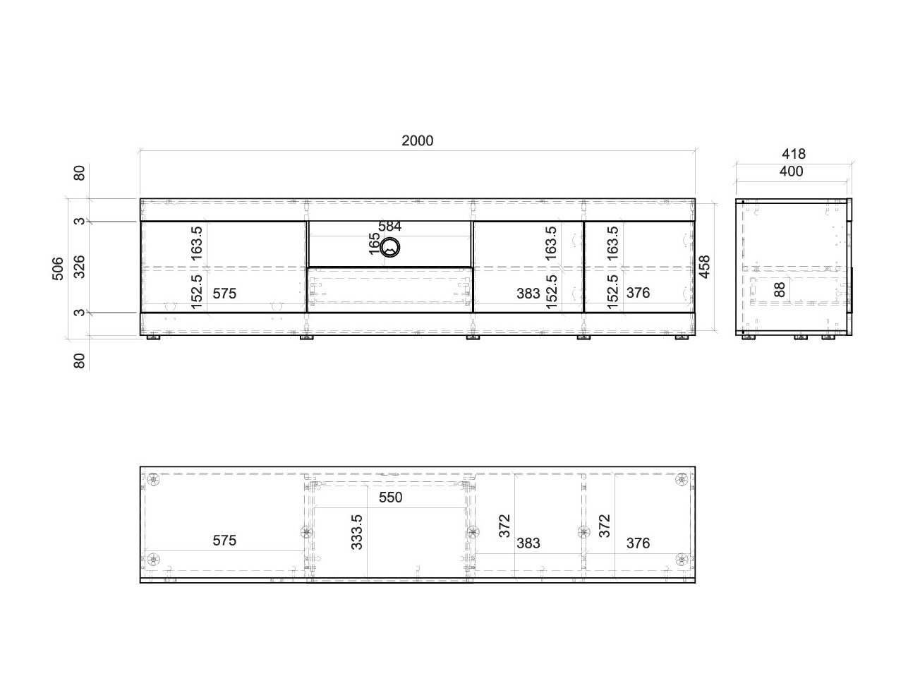 TV staliukas Orlcali 101