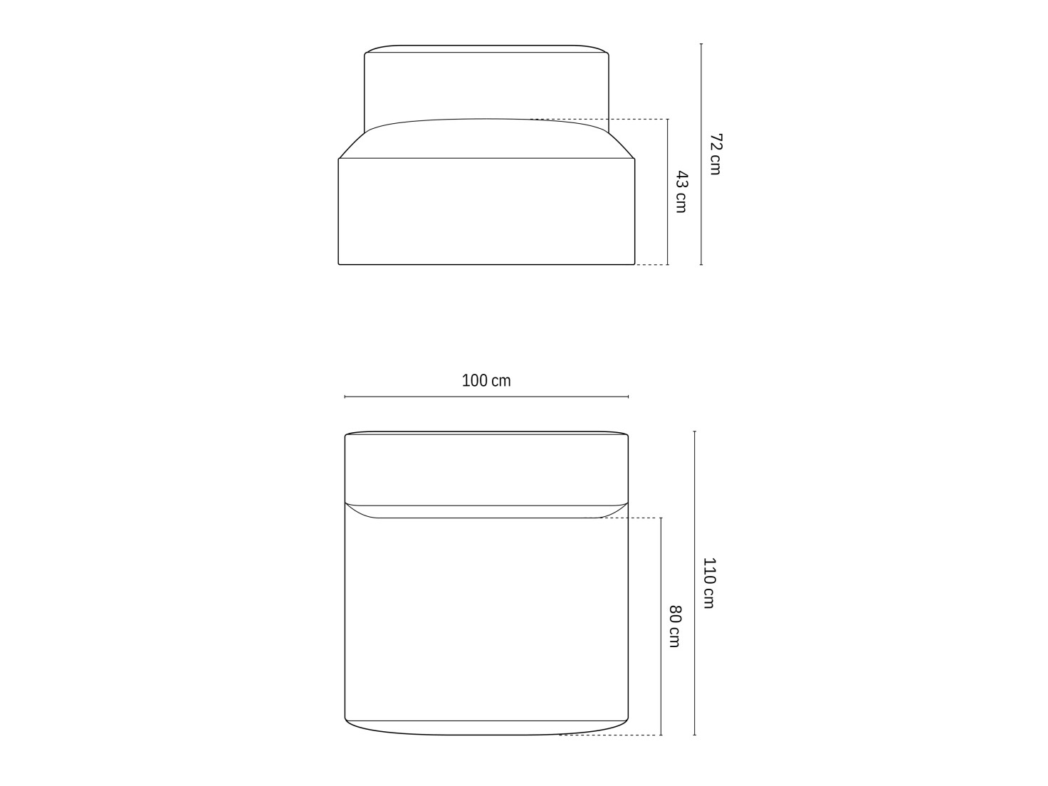 Modulinis fotelis Beckley F115 (Paris Cream)