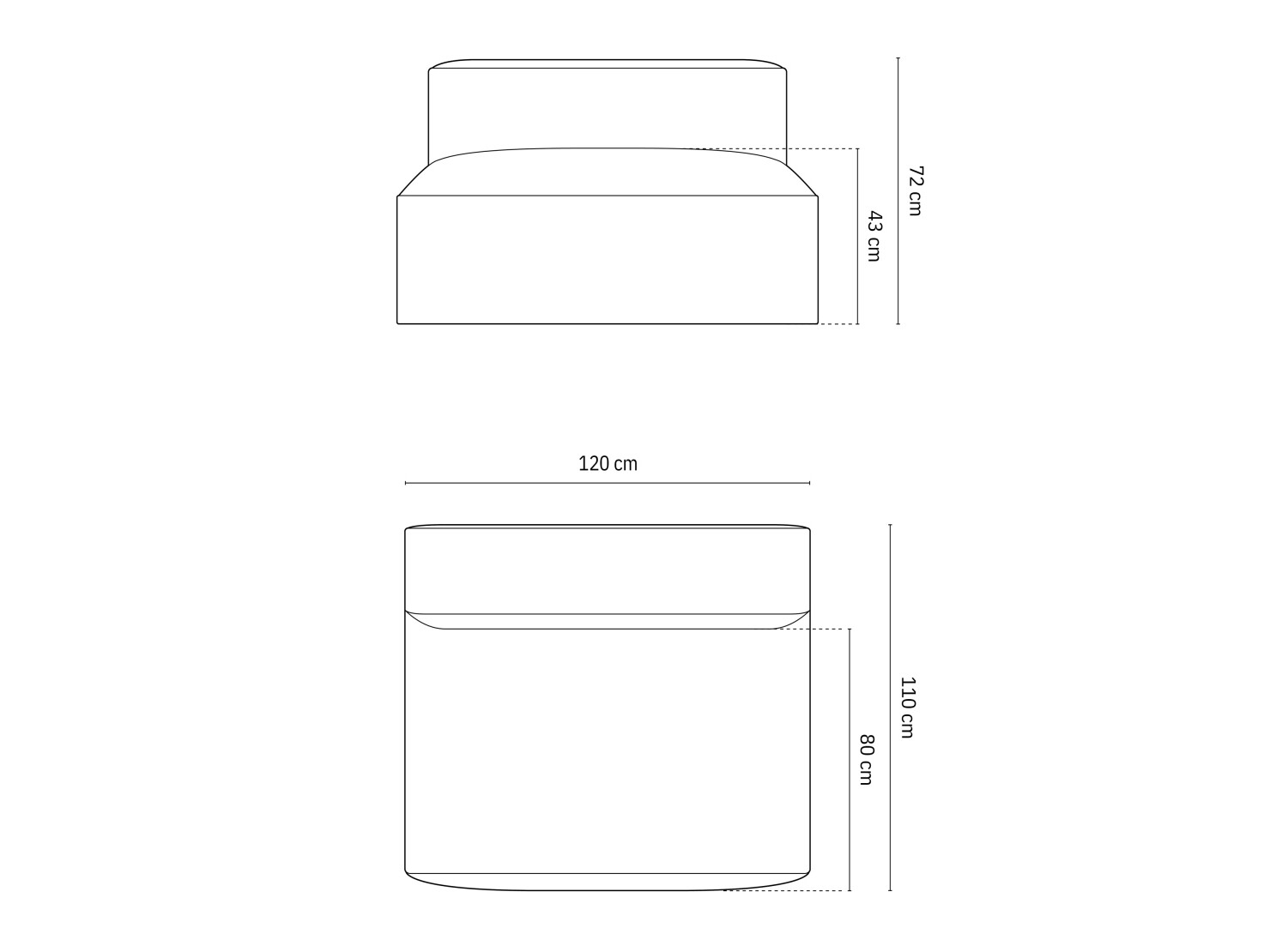 Modulinis fotelis Beckley F116 (Paris Cream)
