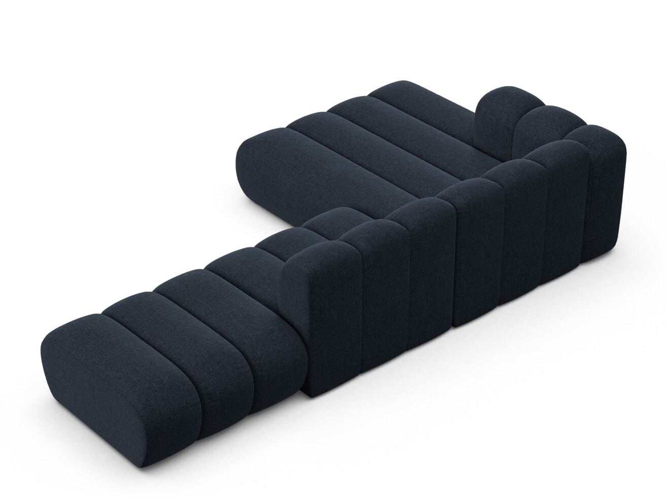 Modulinis minkštas kampas Cirleve 105 (Eden 16 Deep Mėlyna)