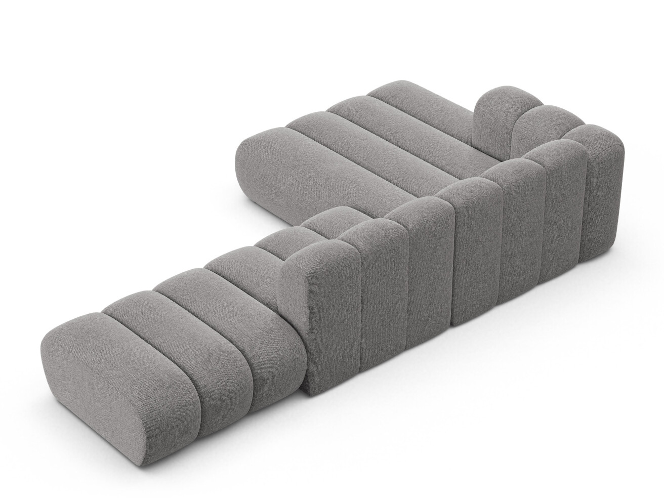 Modulinis minkštas kampas Cirleve 105 (Eden 18 Pilka)